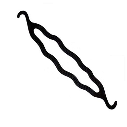 Magic Hair Styling Clip - Black Braid Bun Maker Stick for Women | Perfect for Updos, Ponytails & Quick Hairstyles | Salon Quality at Home