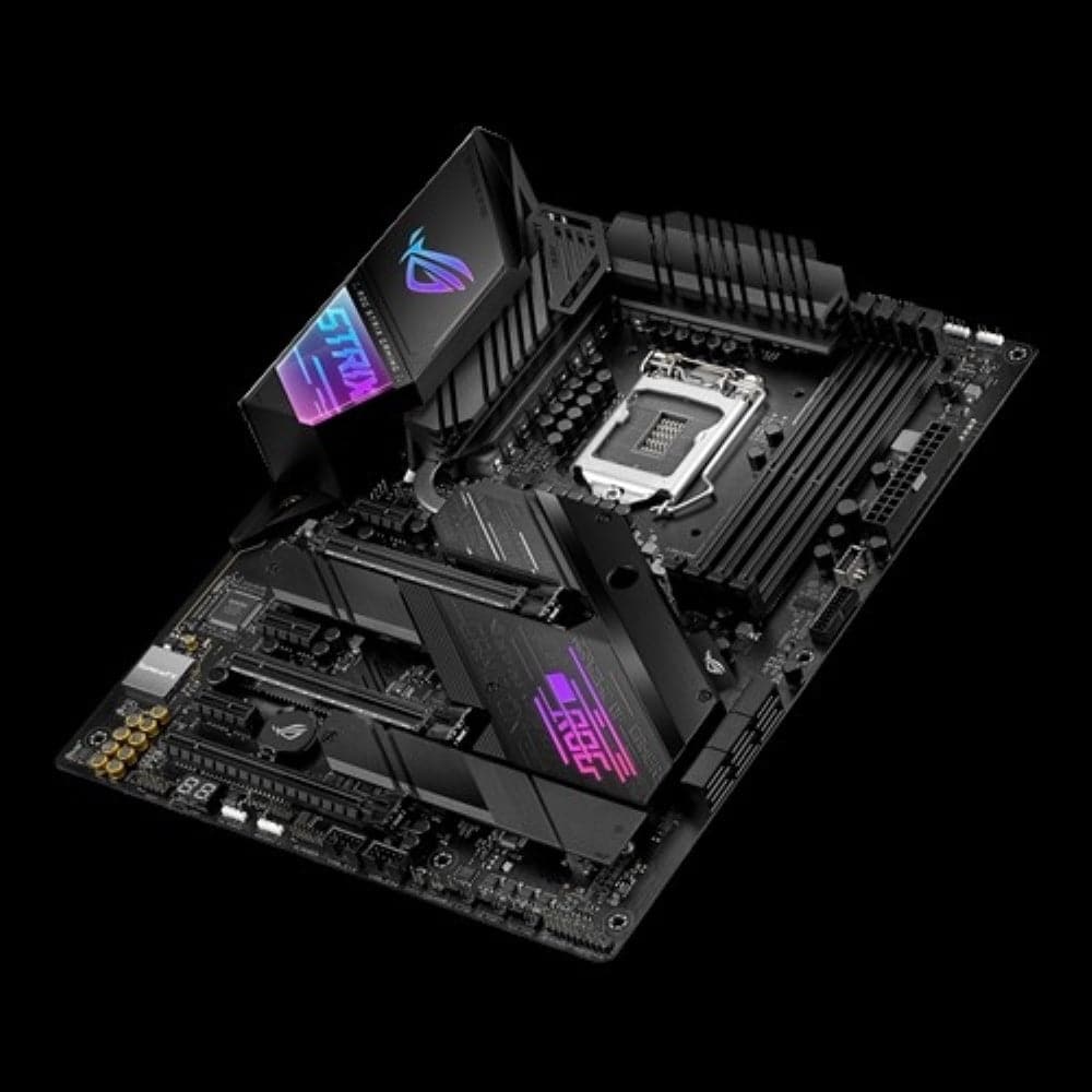 ASUS ROG STRIX Z490-E Gaming Motherboard - Intel Z490 ATX, LGA 1200 Socket, WiFi 6, 2.5G LAN, PCIe 3.0, Aura Sync RGB - Perfect for High-Performance Gaming PCs and Streaming Setups