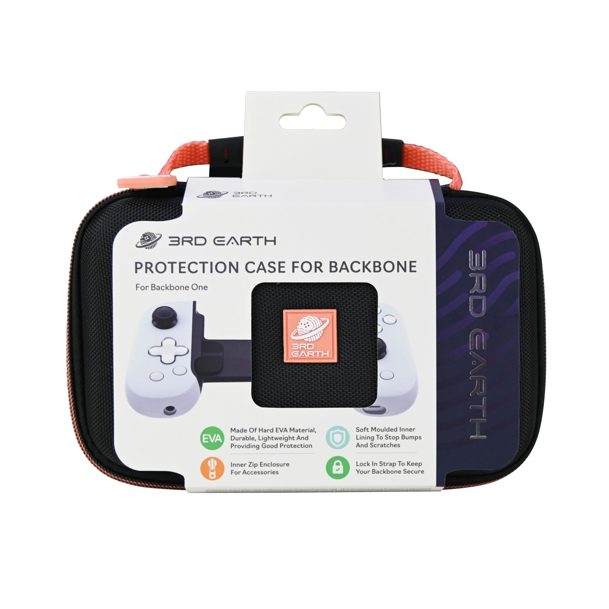 3rd Earth Protective Case for Backbone One - Durable Shockproof Cover for Mobile Gaming Controller - Perfect for Travel, Commuting & Home Gaming Sessions