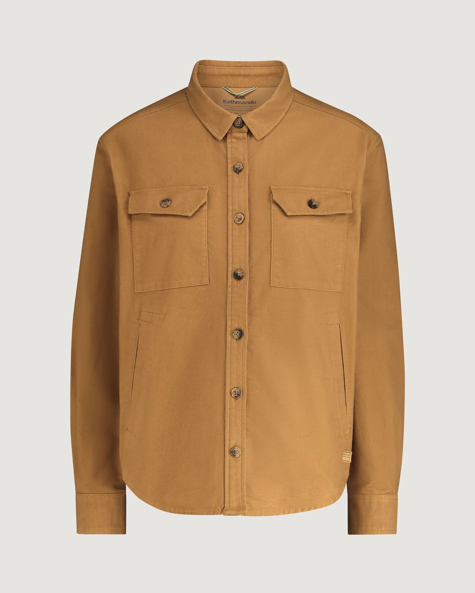Women's Huntly Moleskin Long Sleeve Shirt - Soft Canvas Button Down Top for Casual Wear & Outdoor Activities