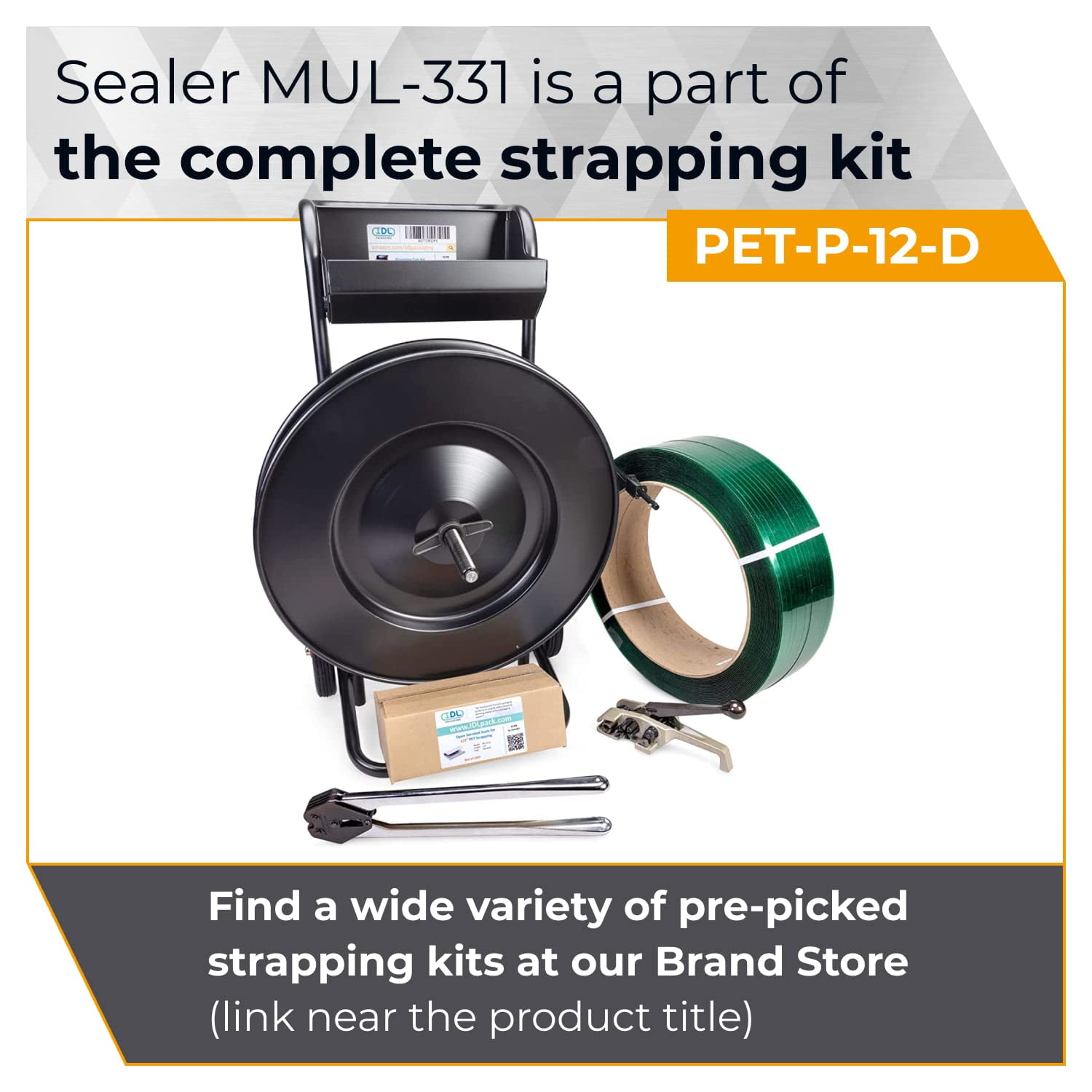 Heavy Duty PET Strapping Sealer - IDL Packaging Teknika MUL-331 for 1/2