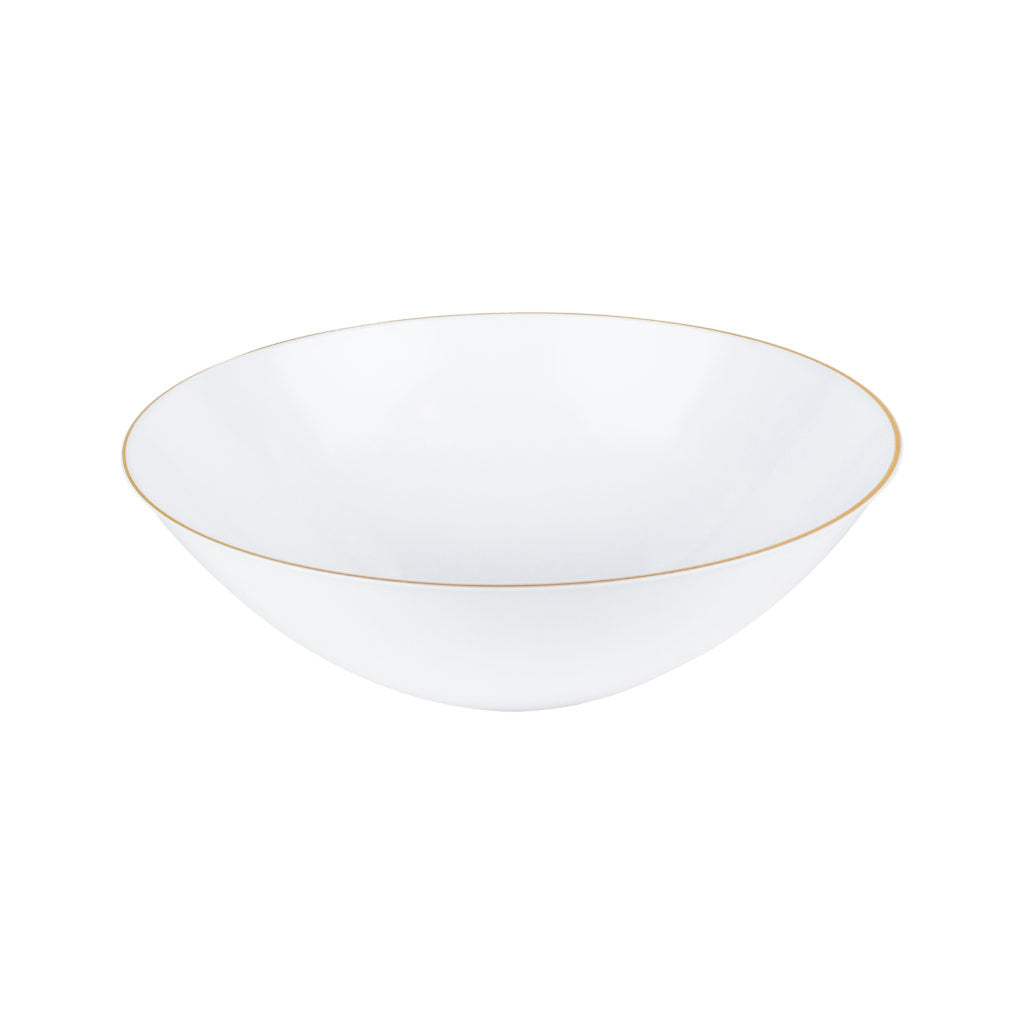 10 Pack White and Gold Round Plastic Plates - Antique Floral Design for Parties, Picnics, and Elegant Dining