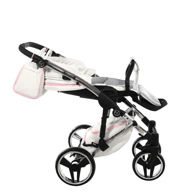 Junama Bonbon Pram Stroller - Lightweight Baby Stroller with Adjustable Canopy & Storage Basket | Perfect for Newborns, Infants & Toddlers | Ideal for Shopping, Travel & Daily Walks