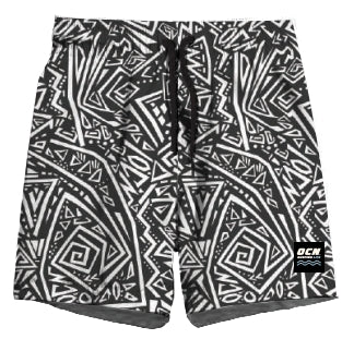 OCN Kids Canarias Graphic Linen Shorts - Comfortable Bathing & Swim Trunks for Boys & Girls - Perfect for Beach, Pool & Summer Vacations
