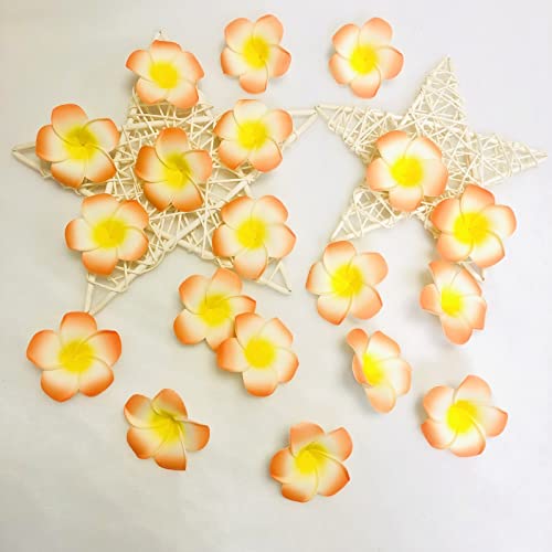 Orange Plumeria 6cm-100pcs