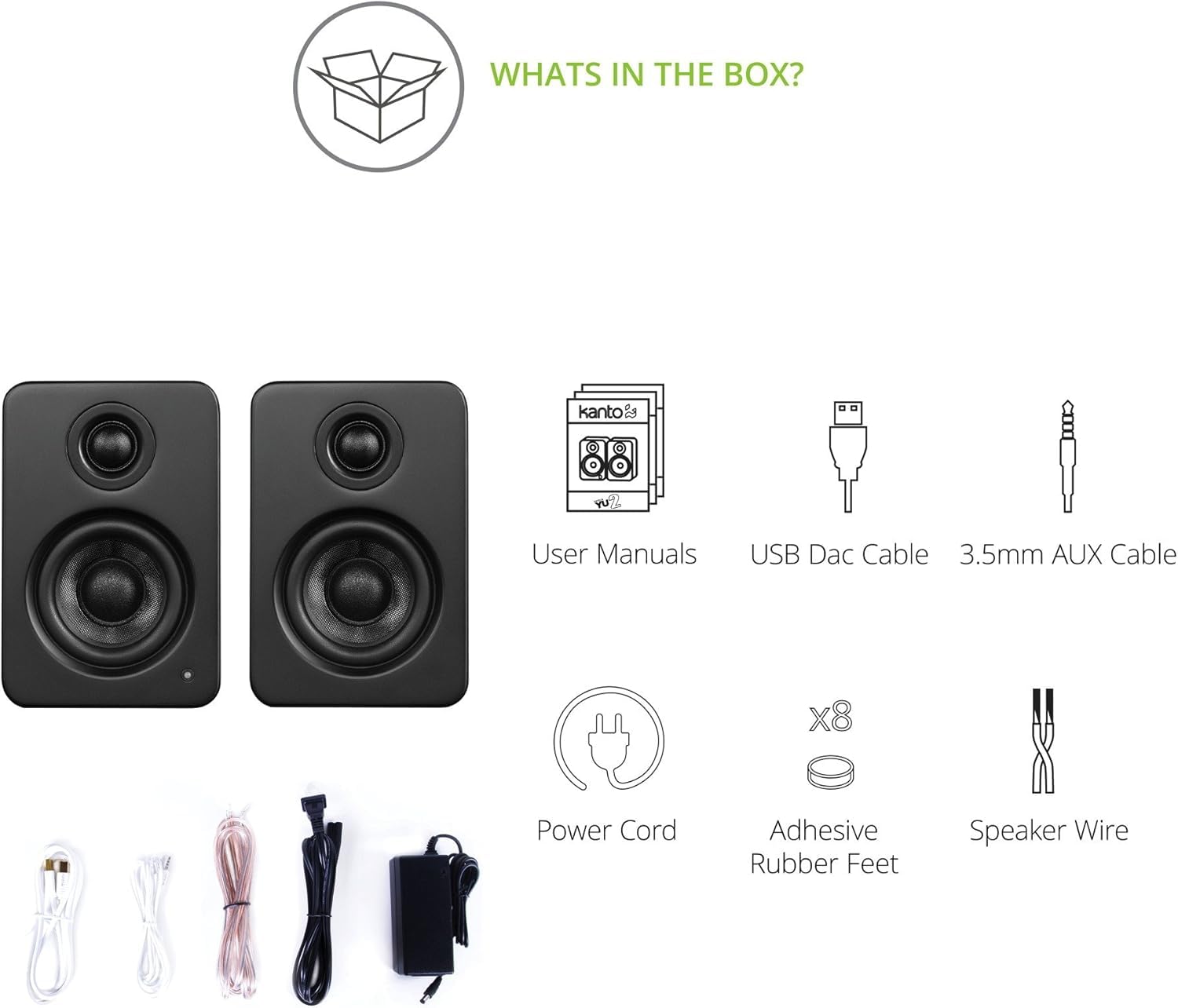 Kanto YU2 Powered Desktop Speakers - 4
