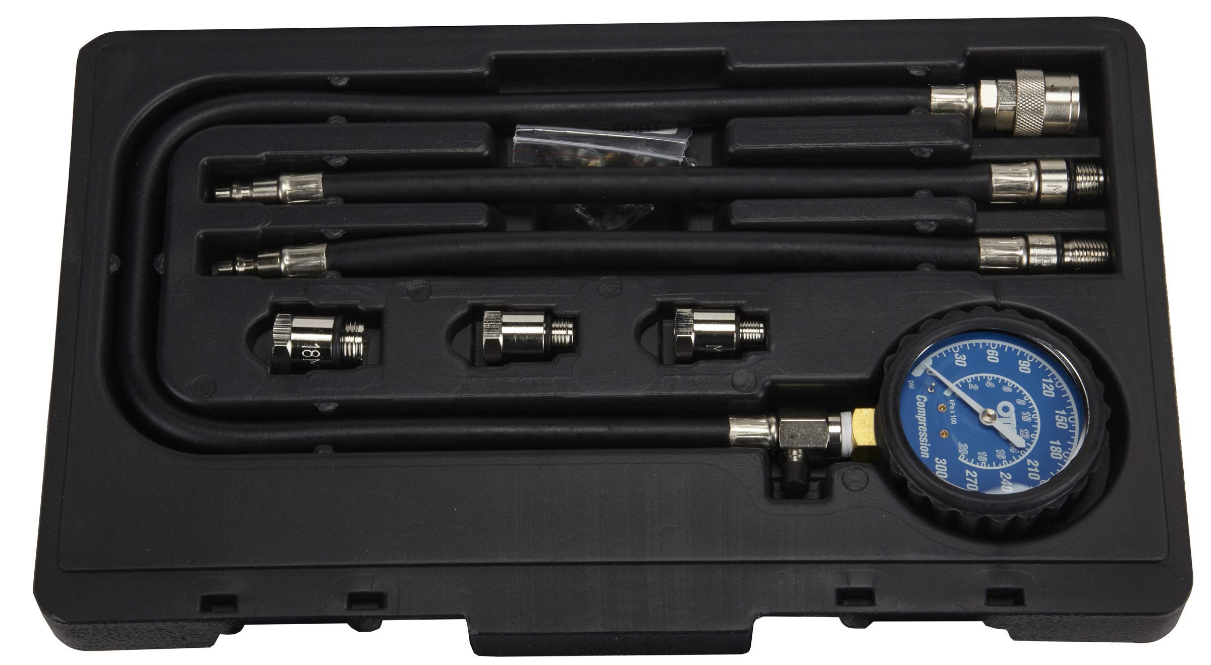 OTC 5606 Professional Compression Tester Kit - Accurate Gasoline Engine Diagnostic Tool for Cars, Trucks & Motorcycles | Perfect for Mechanics & DIY Auto Repair