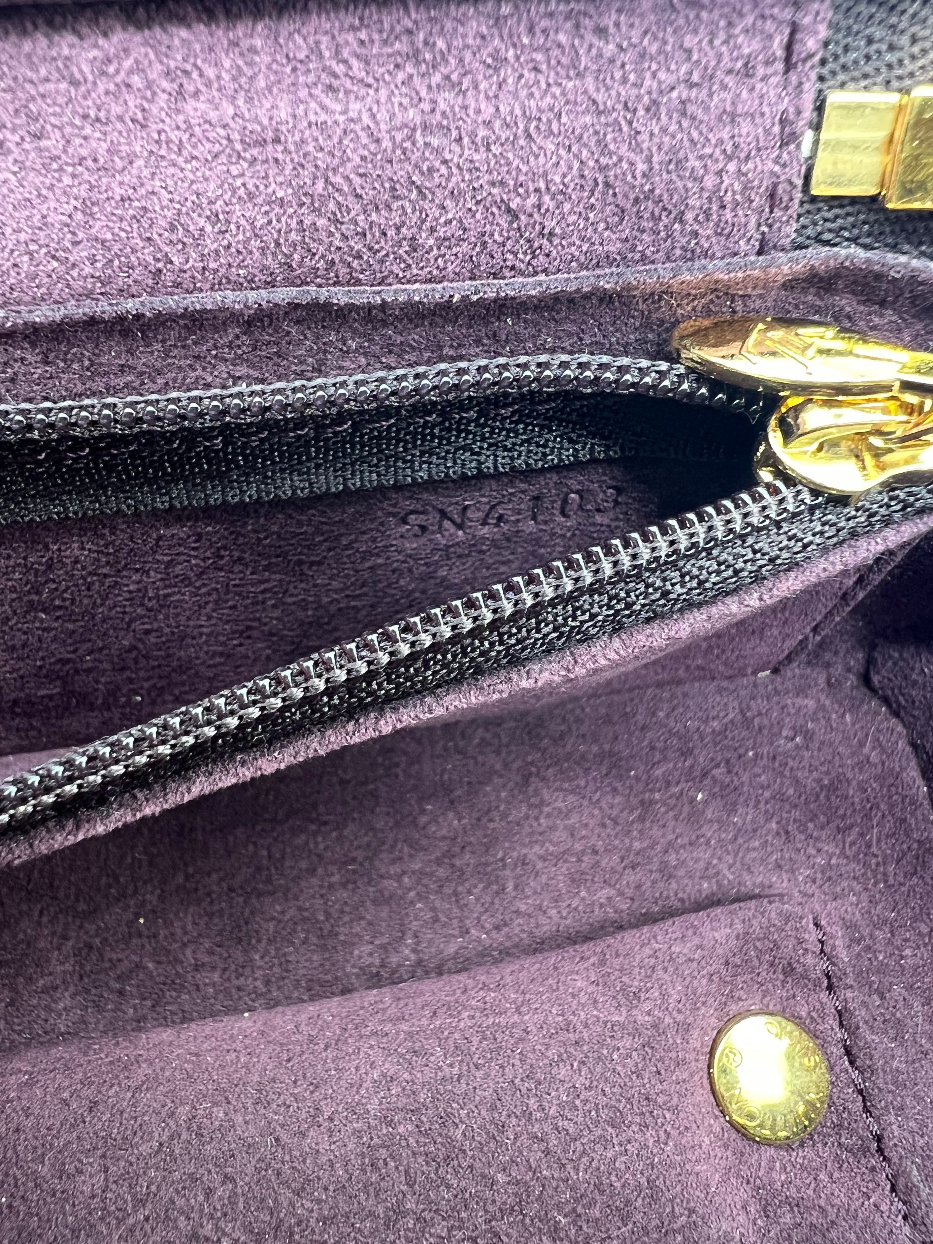 Louis Vuitton Amarante Vernis Mini Jewelry Case & Vanity Box - Luxury Leather Makeup Organizer for Travel & Home Storage | Compact Cosmetic Pouch for Jewelry, Makeup Brushes & Accessories