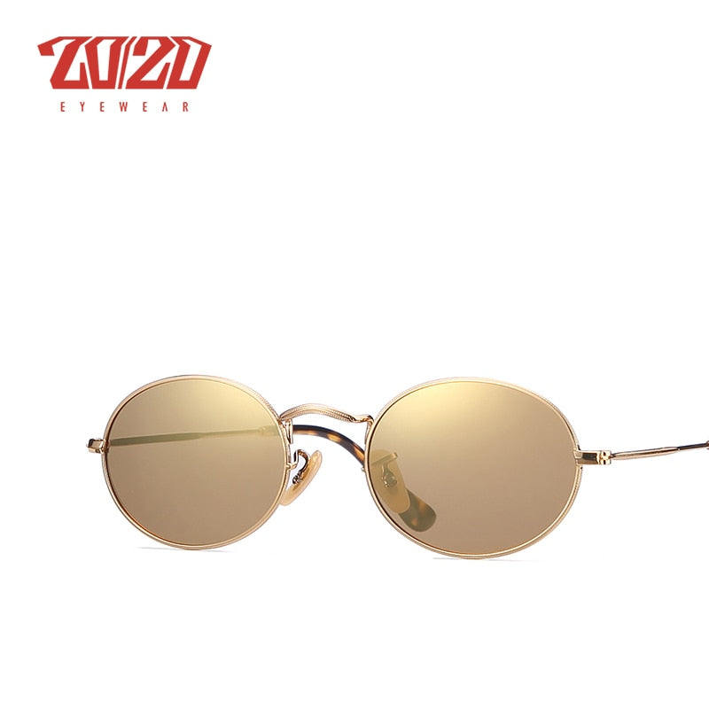 20/20 Polarized Oval Driving Sunglasses for Men & Women - UV Protection, Anti-Glare, Lightweight Comfort - Perfect for Road Trips, Commuting & Outdoor Activities (Model C030)