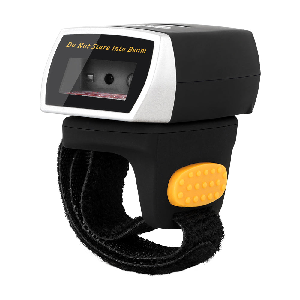 NT R2 2D Finger Barcode Scanner - Fast & Accurate Wireless Bluetooth Barcode Reader for Retail, Warehouse & Inventory Management - Perfect for Small Businesses & Mobile POS Systems