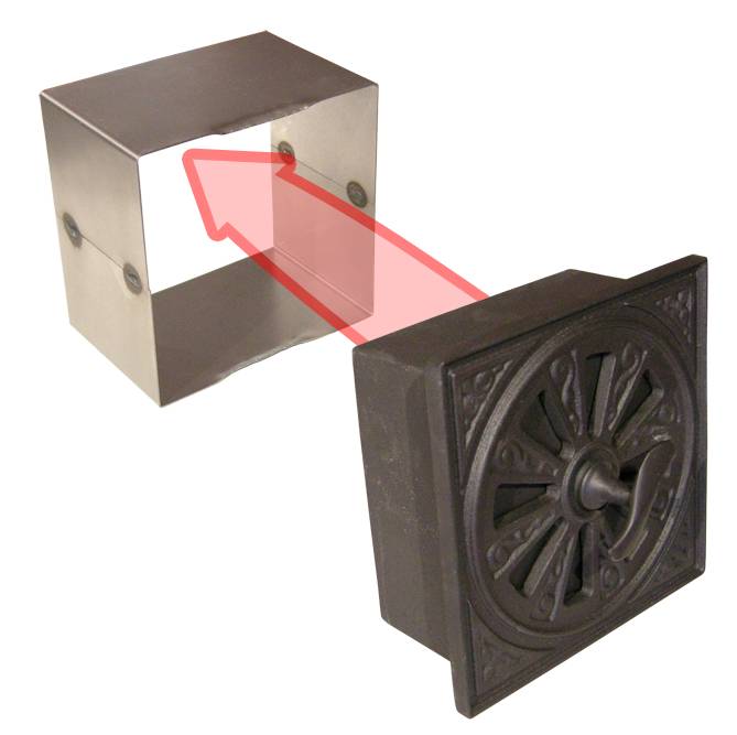 Inmurningsram for Rosette Valve - Durable and Stylish Wall Mounting Frame for Bathroom & Kitchen Faucets - Perfect for Home Renovation and Plumbing Projects