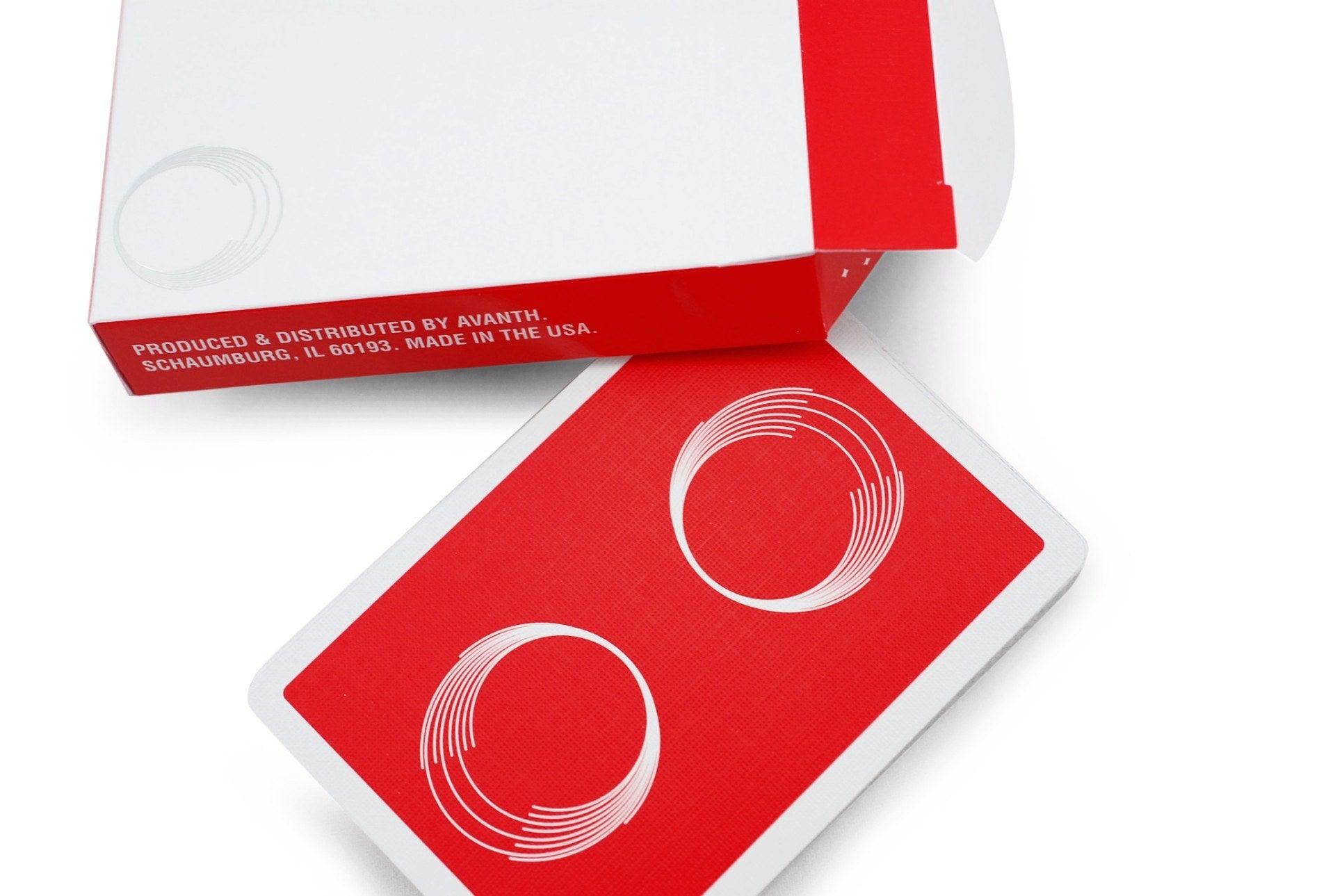 Saturn Red October Playing Cards - Premium Deck for Poker, Magic Tricks & Card Games | Perfect for Casino Nights, Poker Parties & Collectors