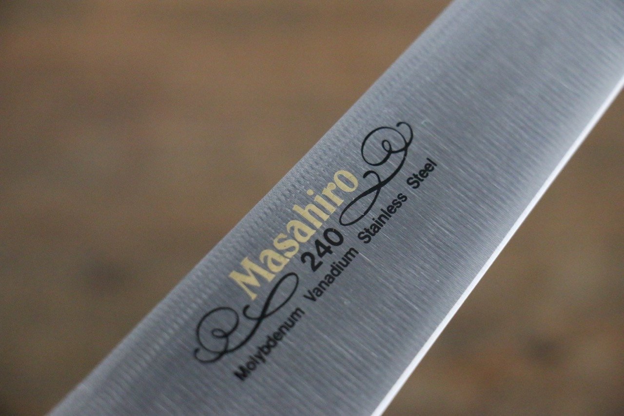 Masahiro Molybdenum Sujihiki Slicing Knife - Premium Japanese Chef Knife for Sushi, Sashimi & Meat - Perfect for Professional Chefs & Home Cooking