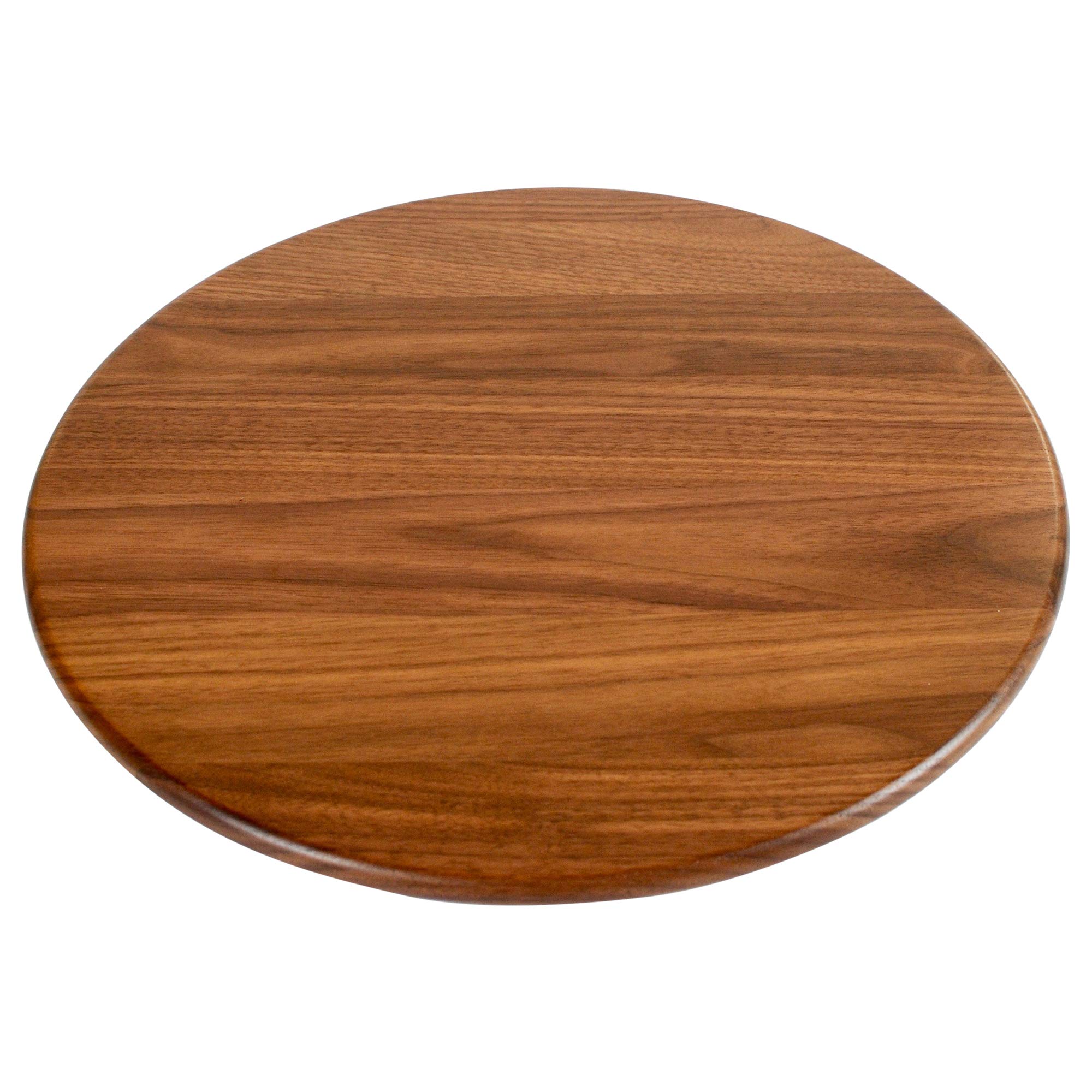 13.5 Inch Wooden Lazy Susan Turntable - Round Spinning Tray for Dining Table, Kitchen Countertop, Pantry Organization & Decorative Serving Display | Perfect for Entertaining, Spice Storage & Table Centerpiece