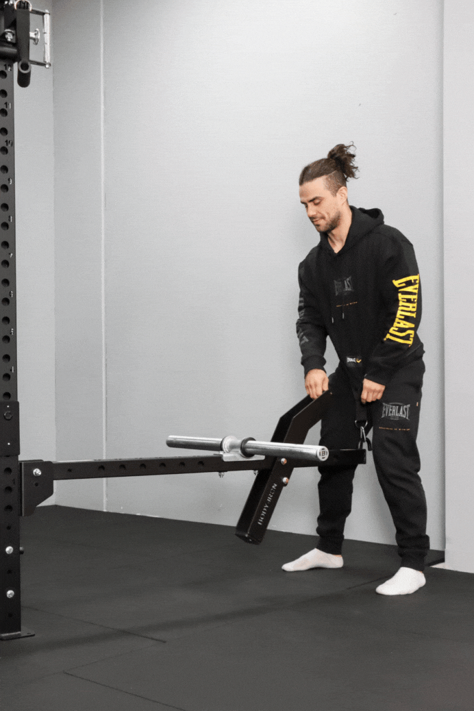 Body Iron Belt Squat Attachment - Heavy Duty Gym Equipment for Leg Workouts | Perfect for Home & Commercial Fitness Training