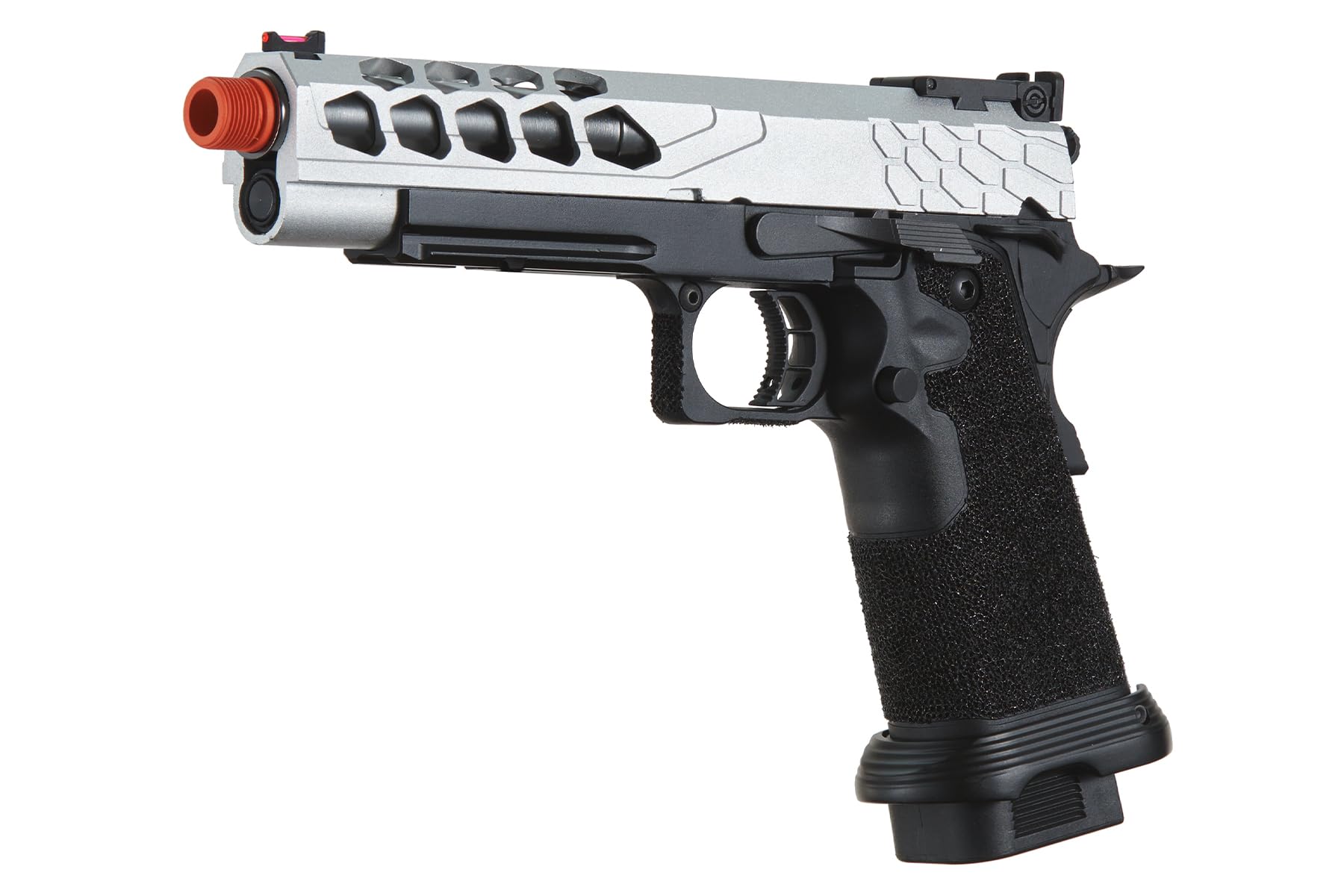 Lancer Tactical Airsoft Pistol STRYK Hi-Capa 5.1/4.3 Full Metal Gas Blowback GBB - 330 FPS for Competitive Airsoft Matches & Tactical Training