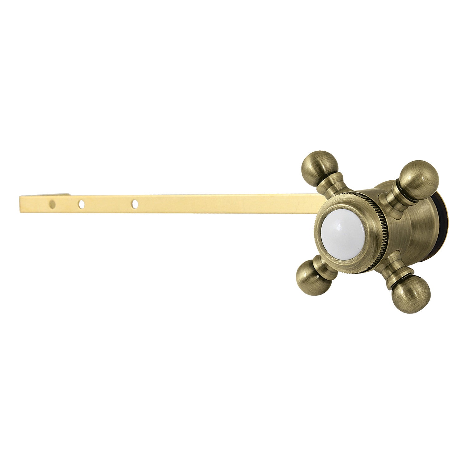Buckingham KTBXD3 Universal Front or Side Mount Toilet Tank Lever in Antique Brass - Durable Replacement for Toilet Repair and Bathroom Renovation | Perfect for Home, Hotel, and Commercial Restroom Upgrades