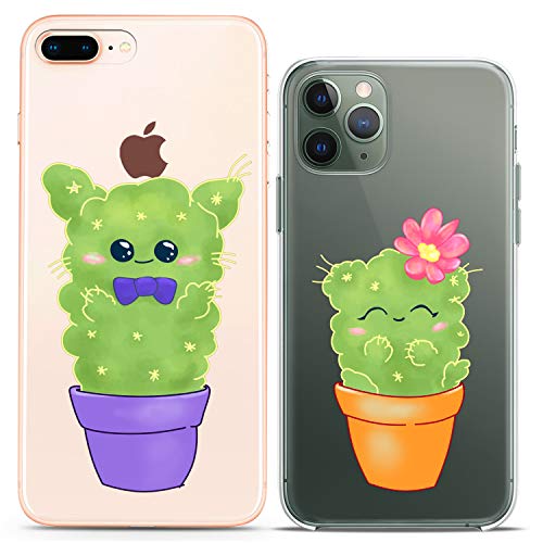Couple Cases Kawaii Cactus