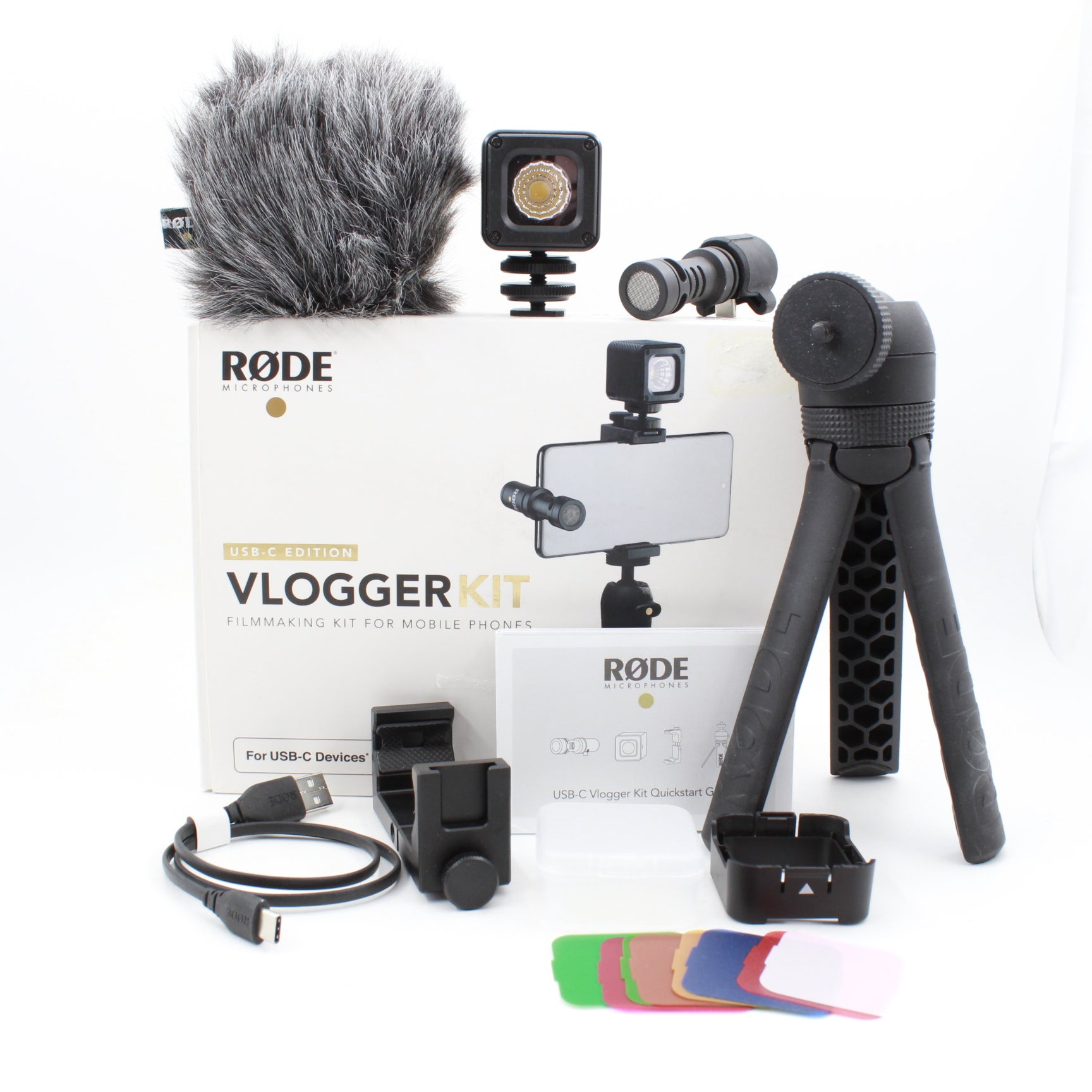 Rode Vlogger Kit USB-C Edition - Complete Filmmaking Kit for Smartphones & Mobile Devices with USB-C Ports | Perfect for YouTube Vlogging, Live Streaming & Content Creation
