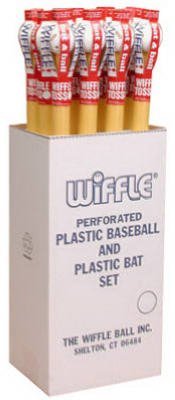 Wiffle Ball Set - 32 Inch Wiffle Bat & 10 Balls (#1001) for Backyard Games, Baseball Practice, and Outdoor Family Fun