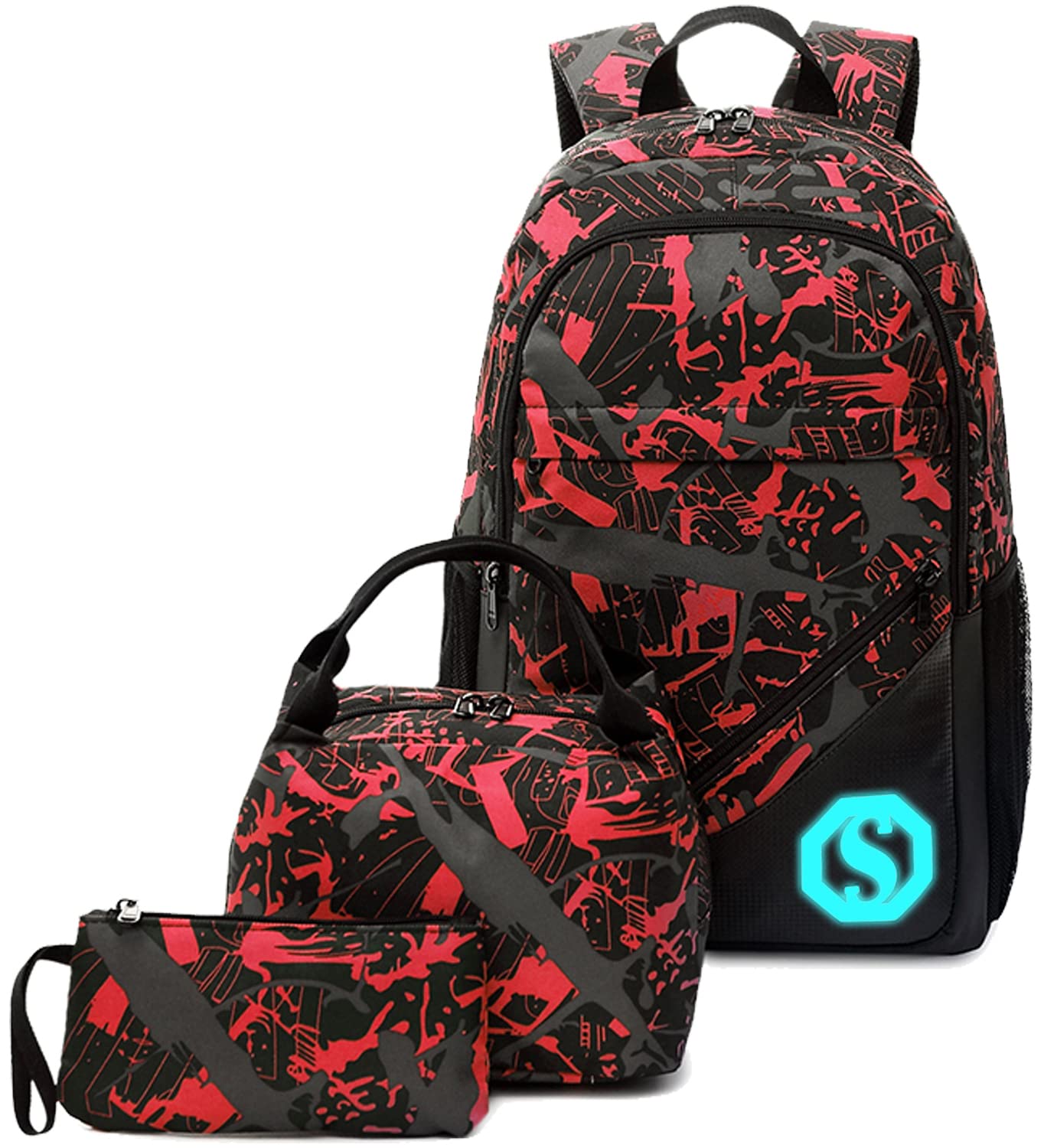 **CAMTOP Kids School Backpack for Boys & Girls - Durable Bookbag Set with Lunch Box & Pencil Case - Perfect for School, Travel & Daily Use**