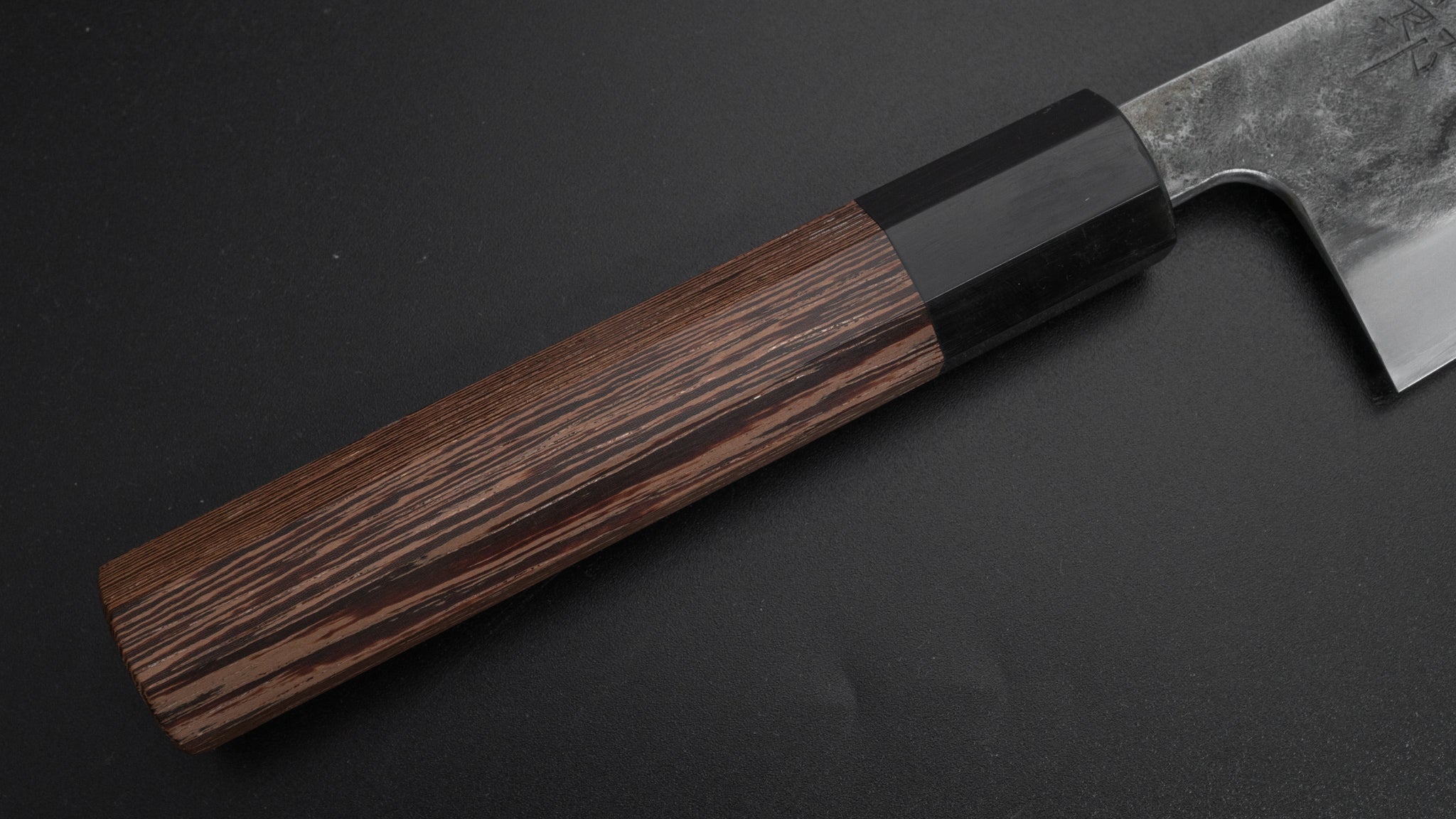 Jiro Tsuchime Petty Knife 150mm - High Carbon Steel Blade with Taihei Tagayasan Handle - Perfect for Slicing, Dicing & Precision Kitchen Tasks (#248)