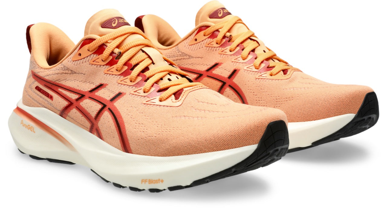 ASICS Men's GT 2000 13 Running Shoes - Faded Orange/Desert Red - Lightweight Stability Sneakers for Road Running, Jogging & Gym Workouts