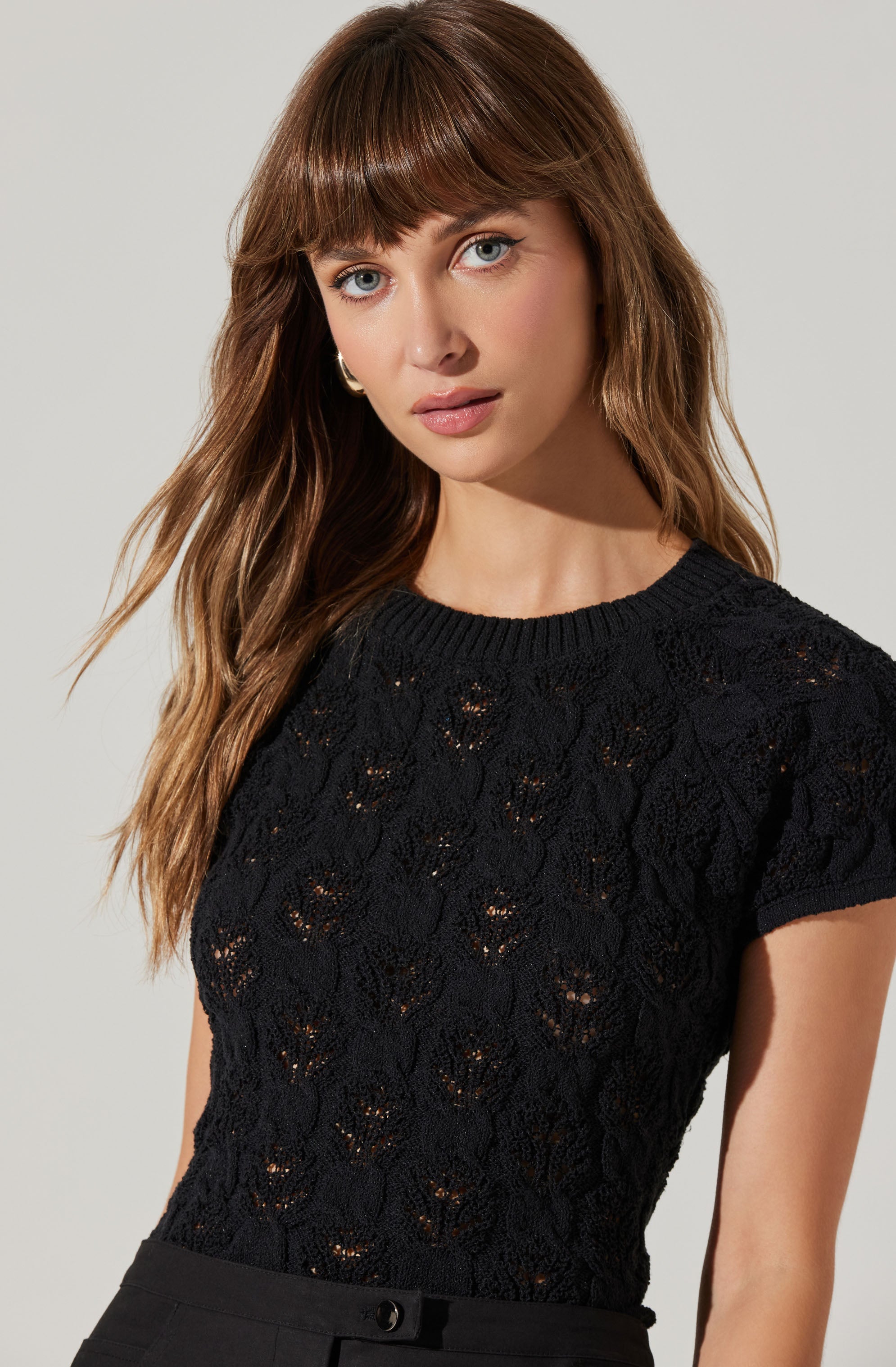 Stylish Alda Cropped Sweater Top for Women | Trendy Knit Pullover | Perfect for Casual Outfits, Layering & Fall Fashion