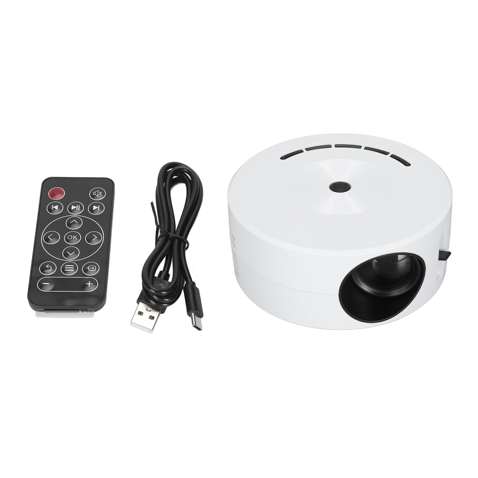 Mini Projector - Full HD 1080P Portable Outdoor Projector for Home Theater, Movies & Gaming | Compatible with Android, iOS, Tablets & TV Stick | Perfect for Backyard Movie Nights, Camping & Kids Birthday Parties