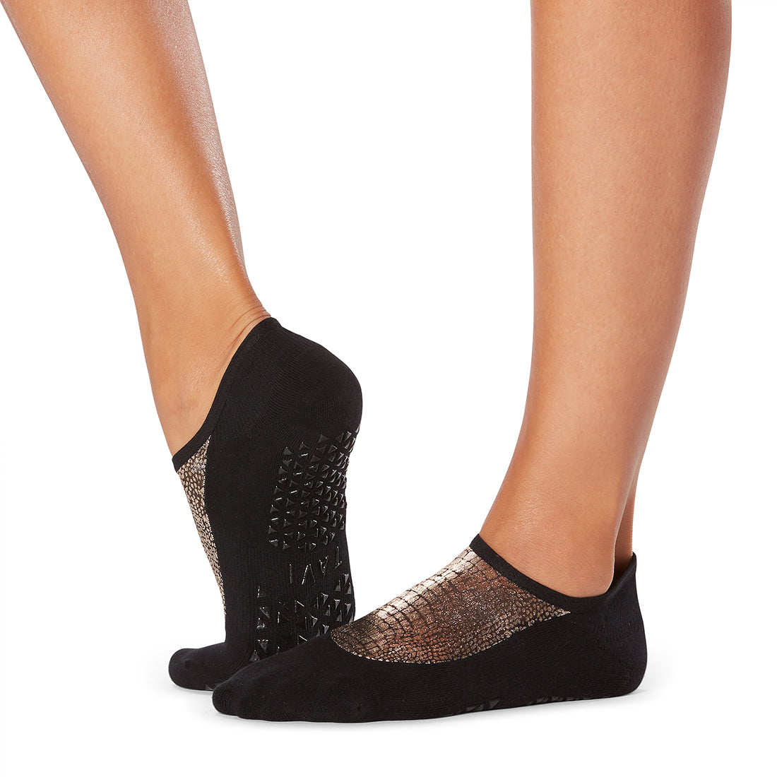 Tavi Noir Maddie Grip Socks - Non-Slip Yoga Socks for Women, Pilates, Barre & Workout - Breathable Cotton Blend with Arch Support & Toe Grip