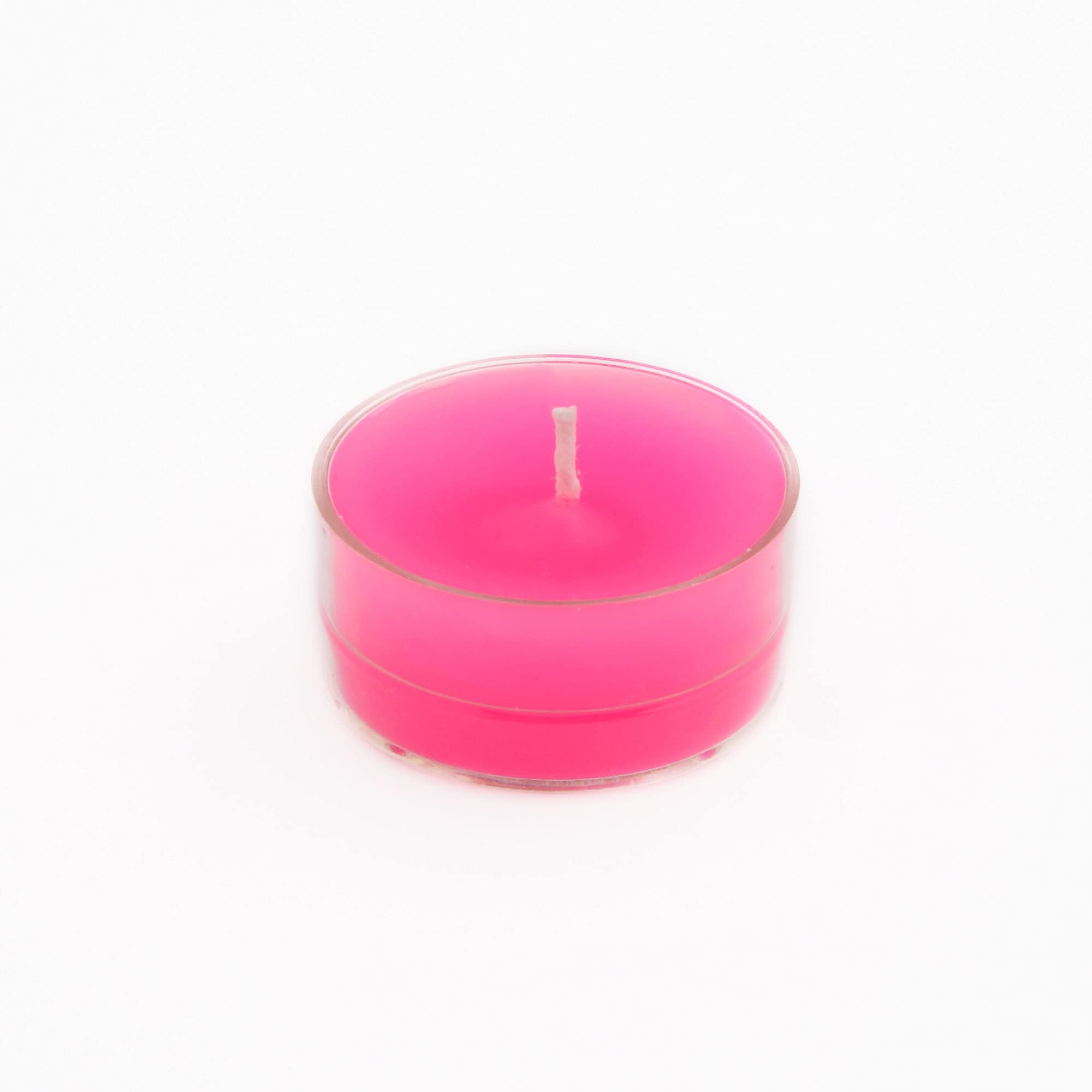 Bulk Jeco Hot Pink Tealight Candles - 600 Count Case | Perfect for Weddings, Parties, Home Decor & Romantic Ambiance