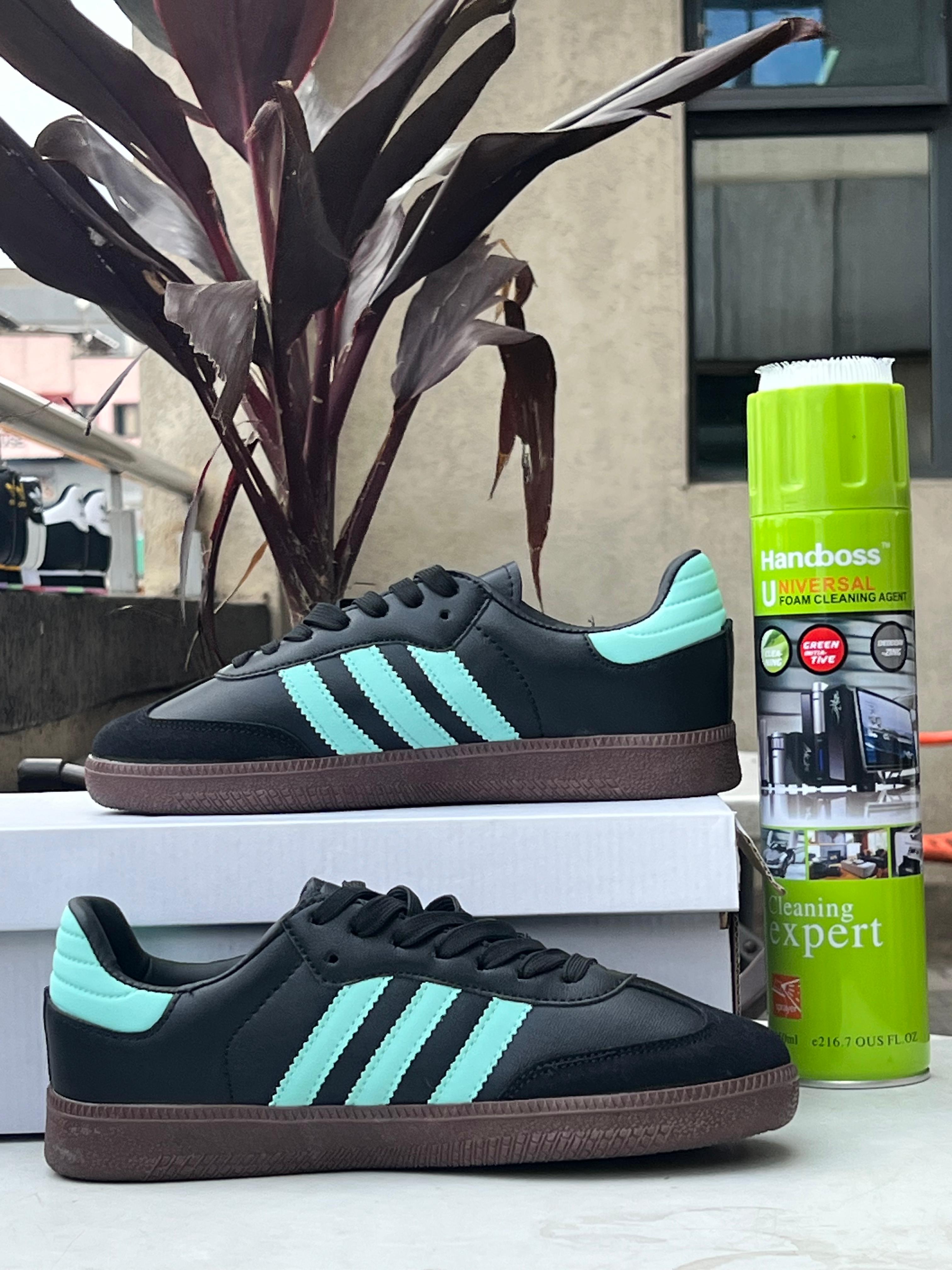 Adidas Samba Sneakers - Classic Black & Blue Shoes for Men & Women | Casual Wear, Street Style, Everyday Comfort