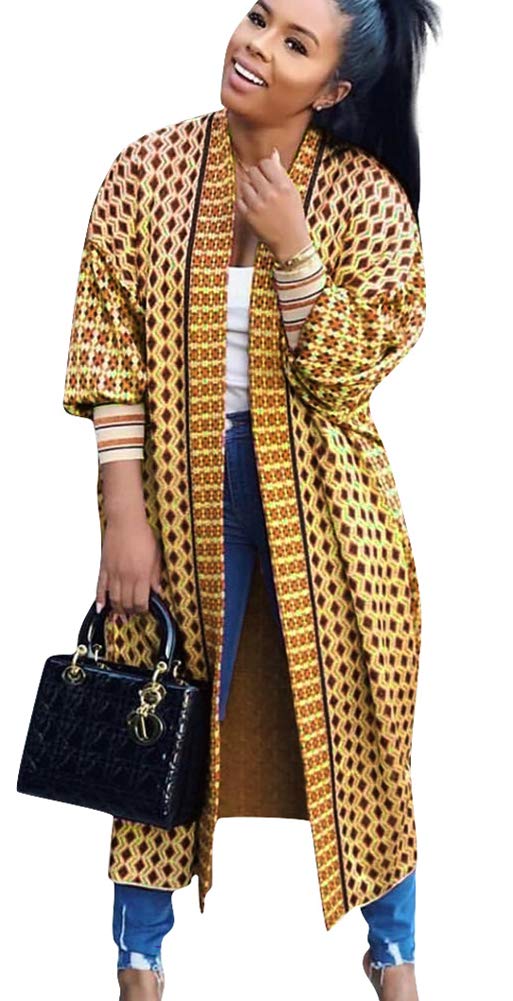 Lightweight Long Cardigan for Women - Open Front Jacket Coat - Perfect for Fall & Winter Layering, Office Wear & Casual Outfits