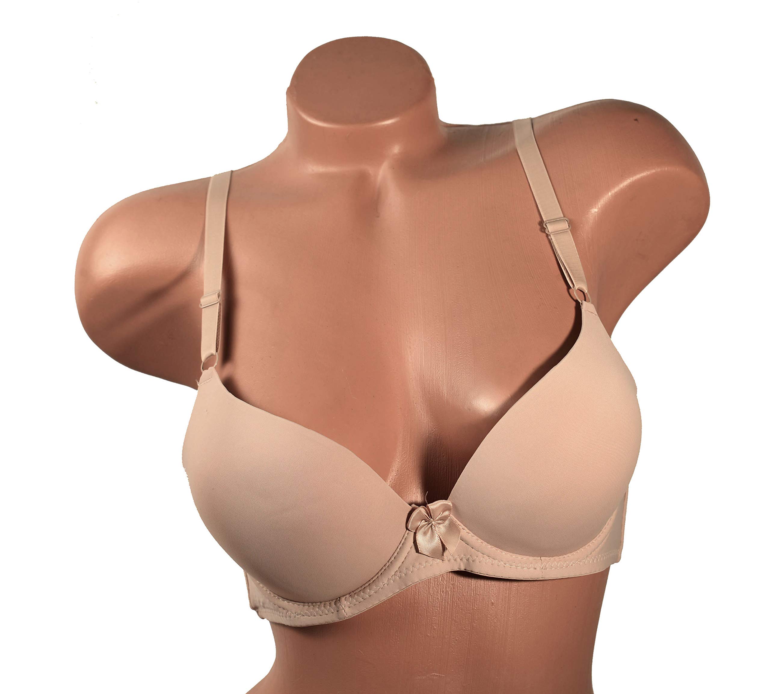 6 Pack Women's Push Up Lace Bras - Double Push Up Padded Underwire Bra for B & C Cups | Perfect for Everyday Wear, Date Nights & Special Occasions