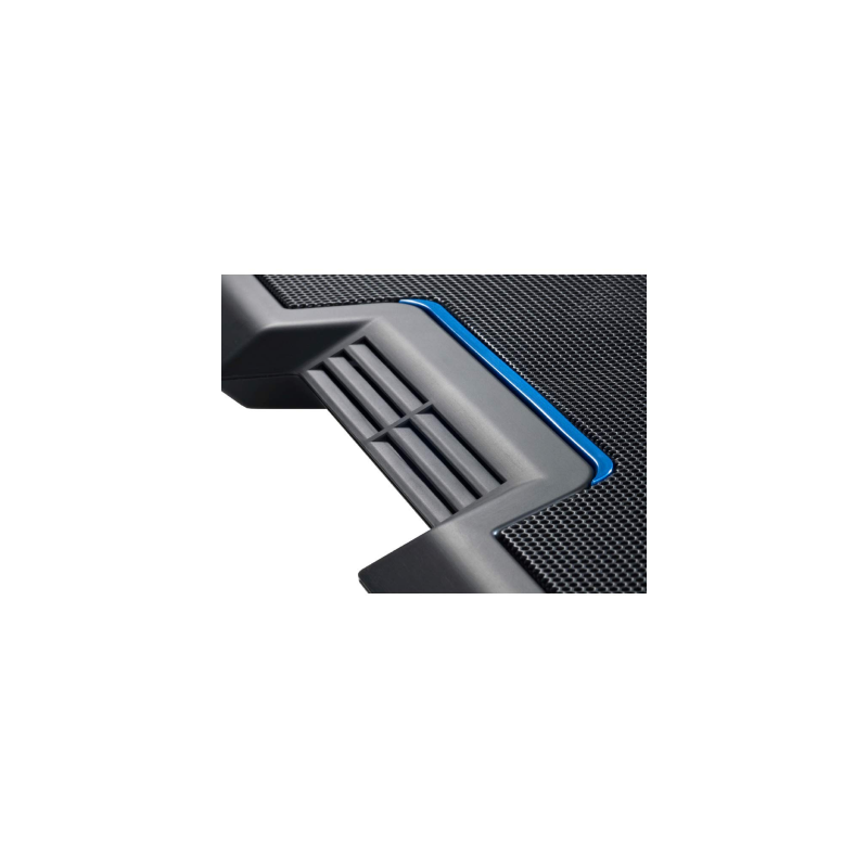 Cooler Master R9 NBC NPX3 GP CM Notepal X3 Laptop Cooling Pad with 20cm Blue LED Fan - Perfect for Gaming, Office Work & Overheating Prevention