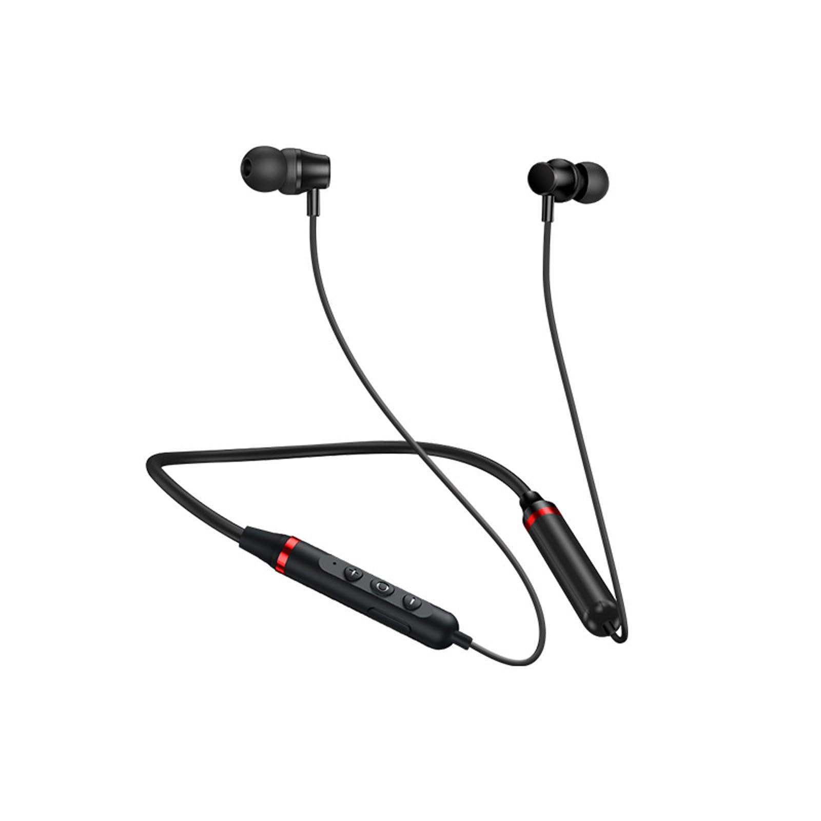 Wireless Bluetooth Earbuds, Sports Headphones with High Power Stereo Sound, Neckband Earphones for Running, Workout, Travel & Office Use - Perfect for Gym, Commuting & Business Calls