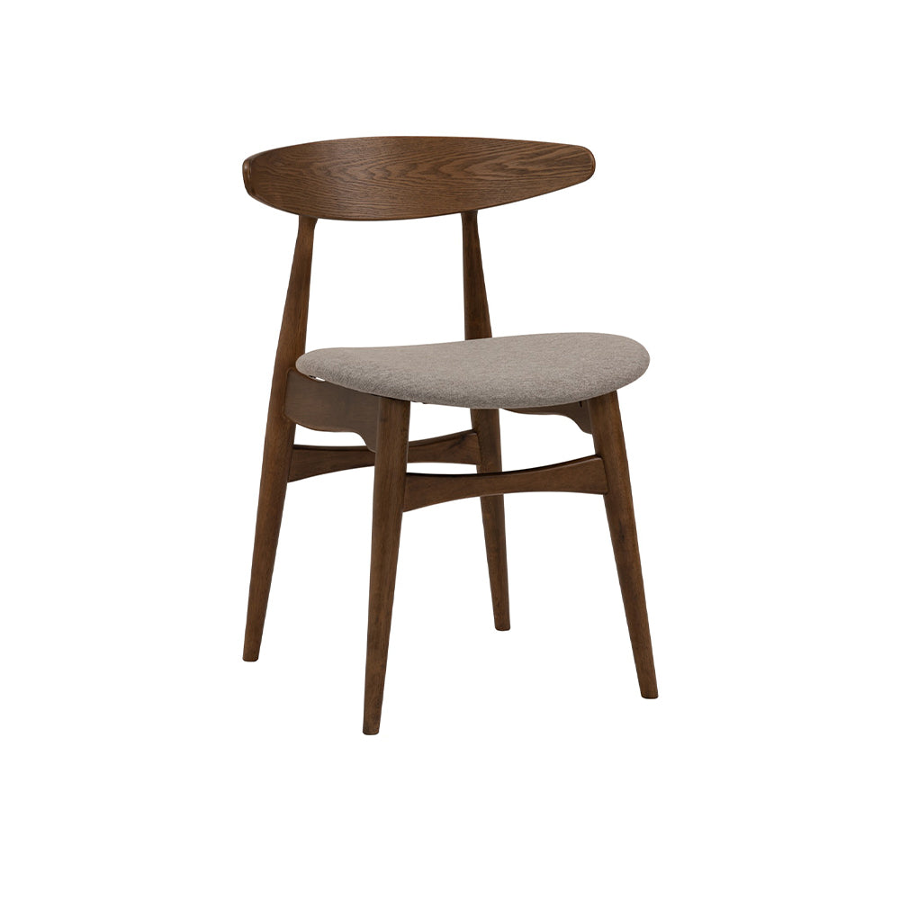 Tracey Dining Chair - Modern Wooden Dining Room Chair with Padded Seat - Perfect for Kitchen, Dining Room, and Home Office Use