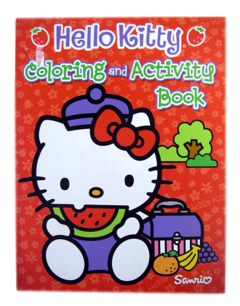 Sanrio Hello Kitty Coloring & Activity Book for Kids - Fun & Creative Hello Kitty Coloring Pages with Stickers - Perfect for Birthday Gifts, Party Favors & Travel Entertainment