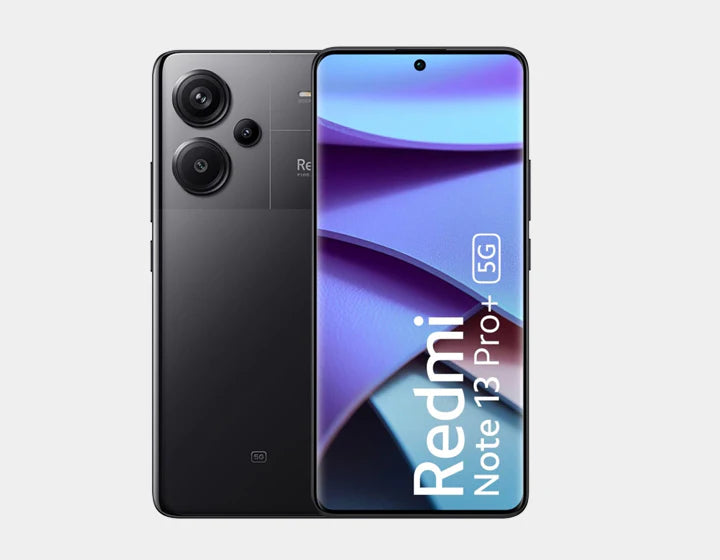 Xiaomi Redmi Note 13 Pro+ 5G Smartphone - 512GB ROM 12GB RAM - Dual SIM GSM Unlocked (Black) - Premium Performance for Gaming, Photography & Productivity
