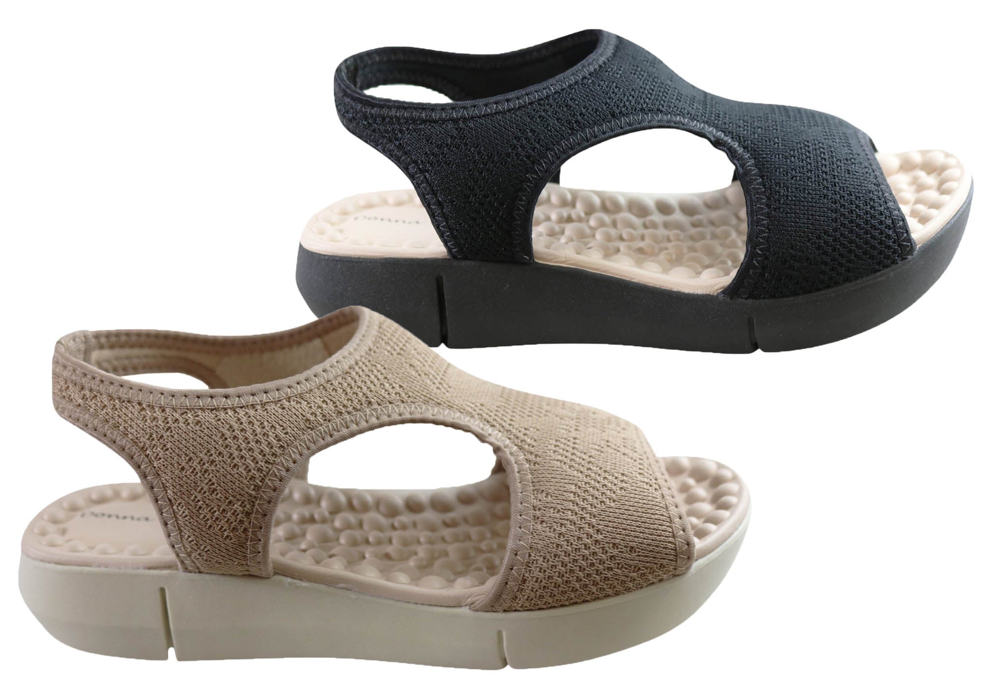 Modare Ultra Comfort Empire Women's Comfort Sandals with Massage Balls - Perfect for Summer Walking, Travel & Beach Vacations