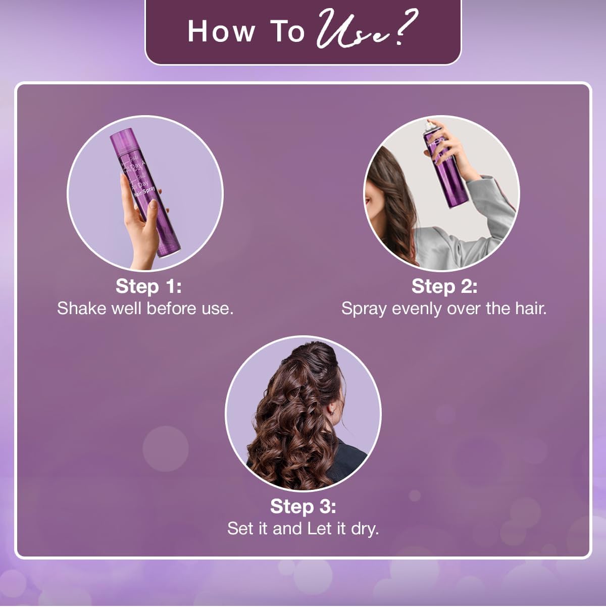 Super Hold All Day Hair Spray Set - Ultra Hard 420ml | Quick Drying, Long Lasting Hold with Natural Shine | Easy Wash Off Salon-Quality Hairspray for Women & Men | Perfect for Weddings, Parties & Professional Styling