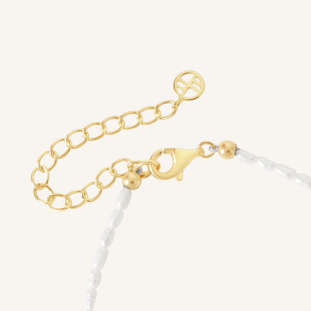 Peggy Pearl Bracelet with Stone of Potential - Elegant Jewelry for Women, Gift for Her, Perfect for Weddings, Parties & Special Occasions