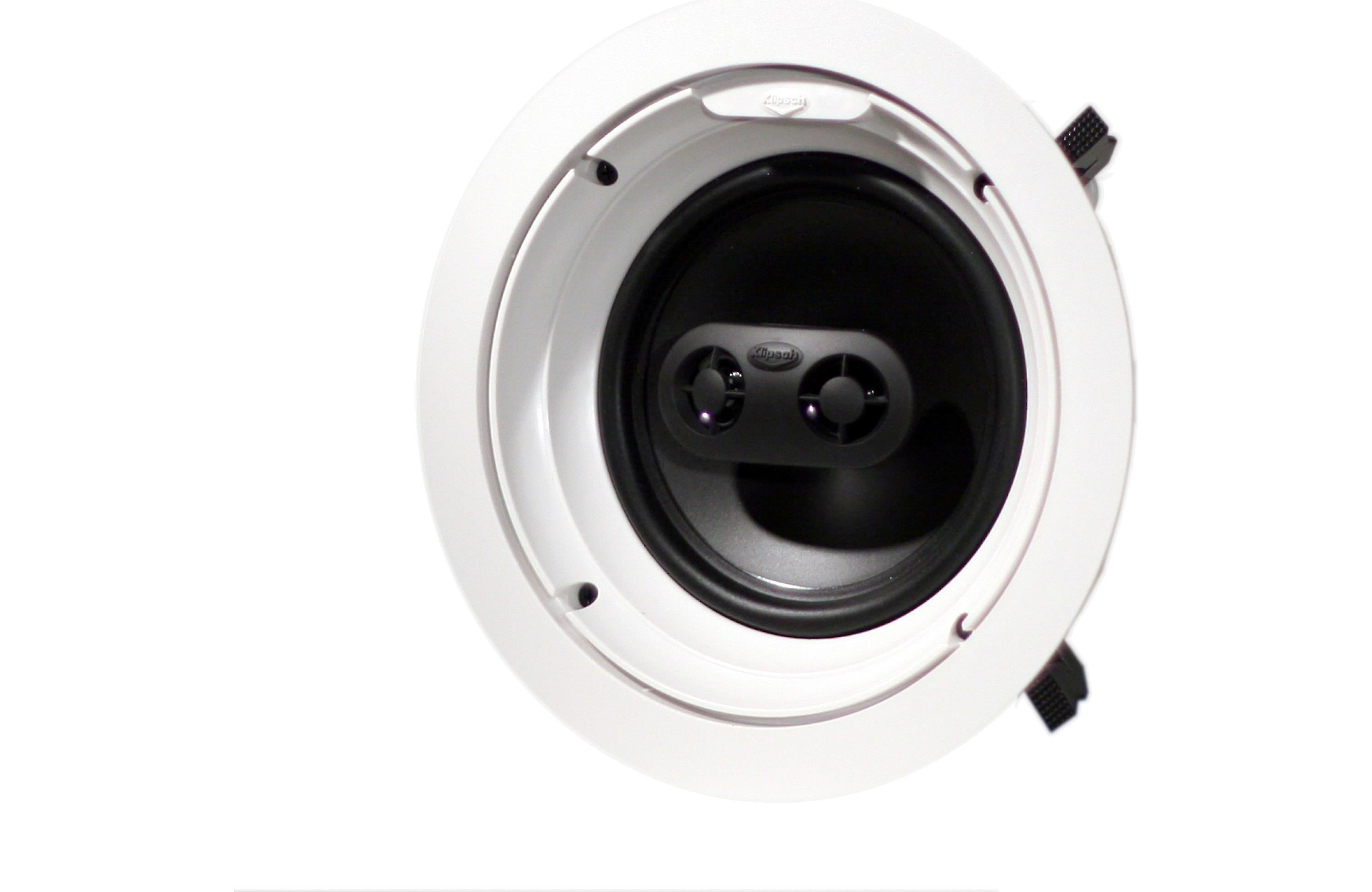 Klipsch R-1650-CSM 6.5 Inch In-Ceiling Speaker - High Performance Home Audio System for Living Room, Bedroom & Home Theater Installation
