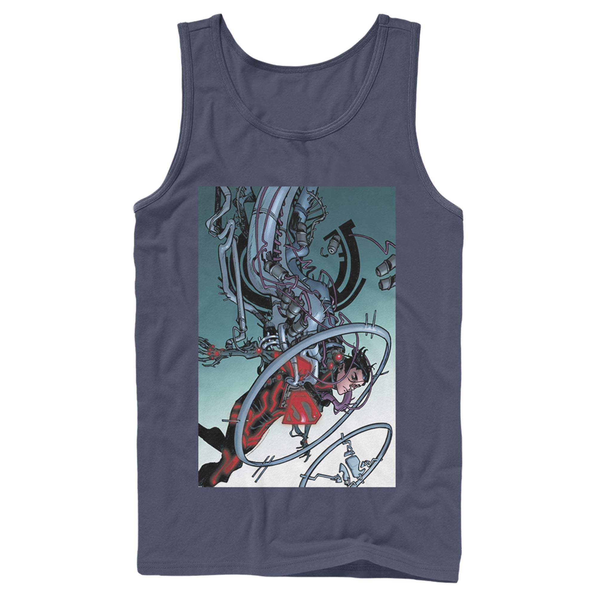 Men's Superman Robotic Tank Top for Fall & Cosplay