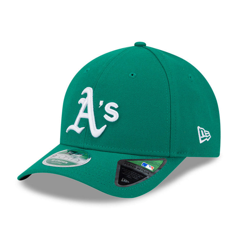 New Era 9Forty M Crown Oakland Athletics Snapback Cap - Kelly Green | Adjustable Baseball Hat for Men & Women | Perfect for Baseball Games, Streetwear & Sports Fan Fashion