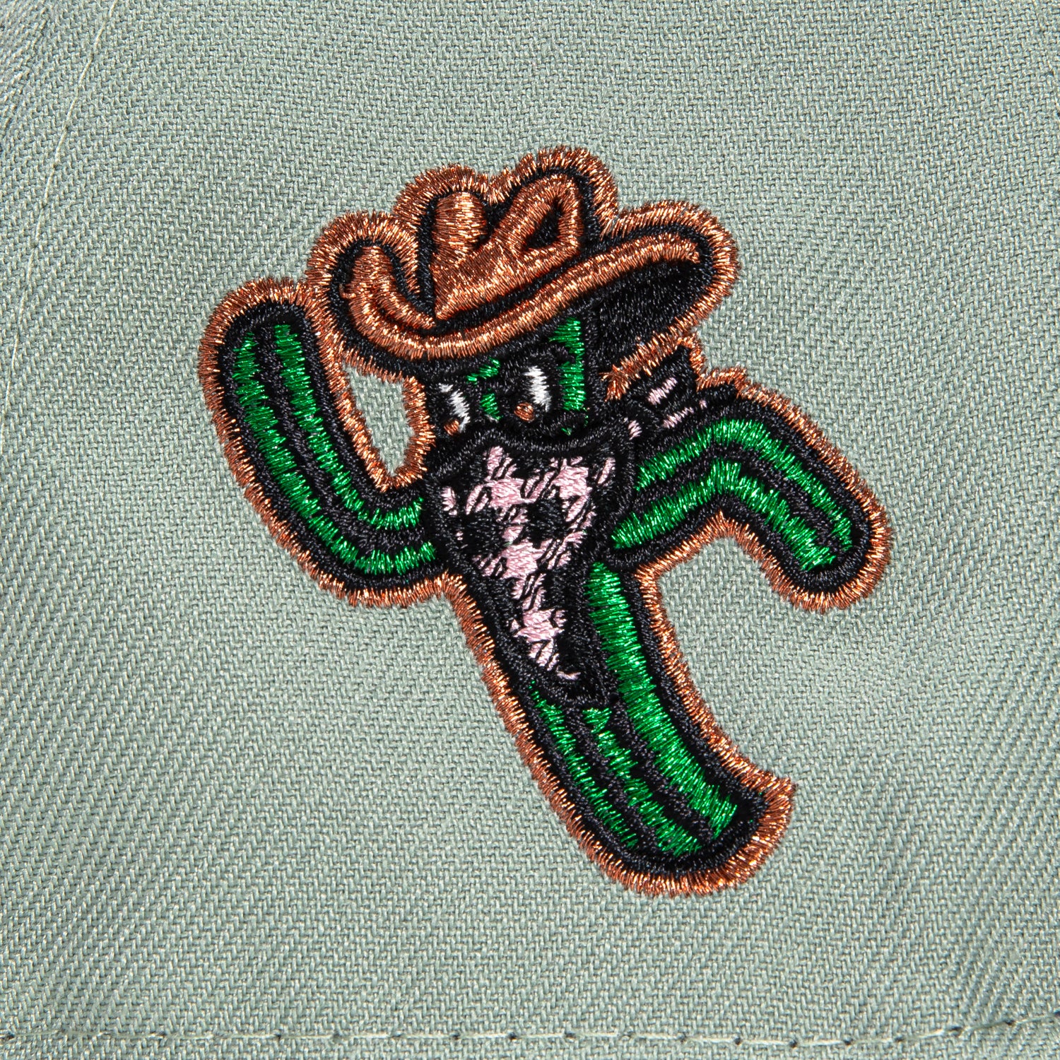 New Era 59Fifty Surprise Saguaros Logo Patch Baseball Cap - Everest Green & Olive - Perfect for Baseball Games, Outdoor Activities & Streetwear Fashion