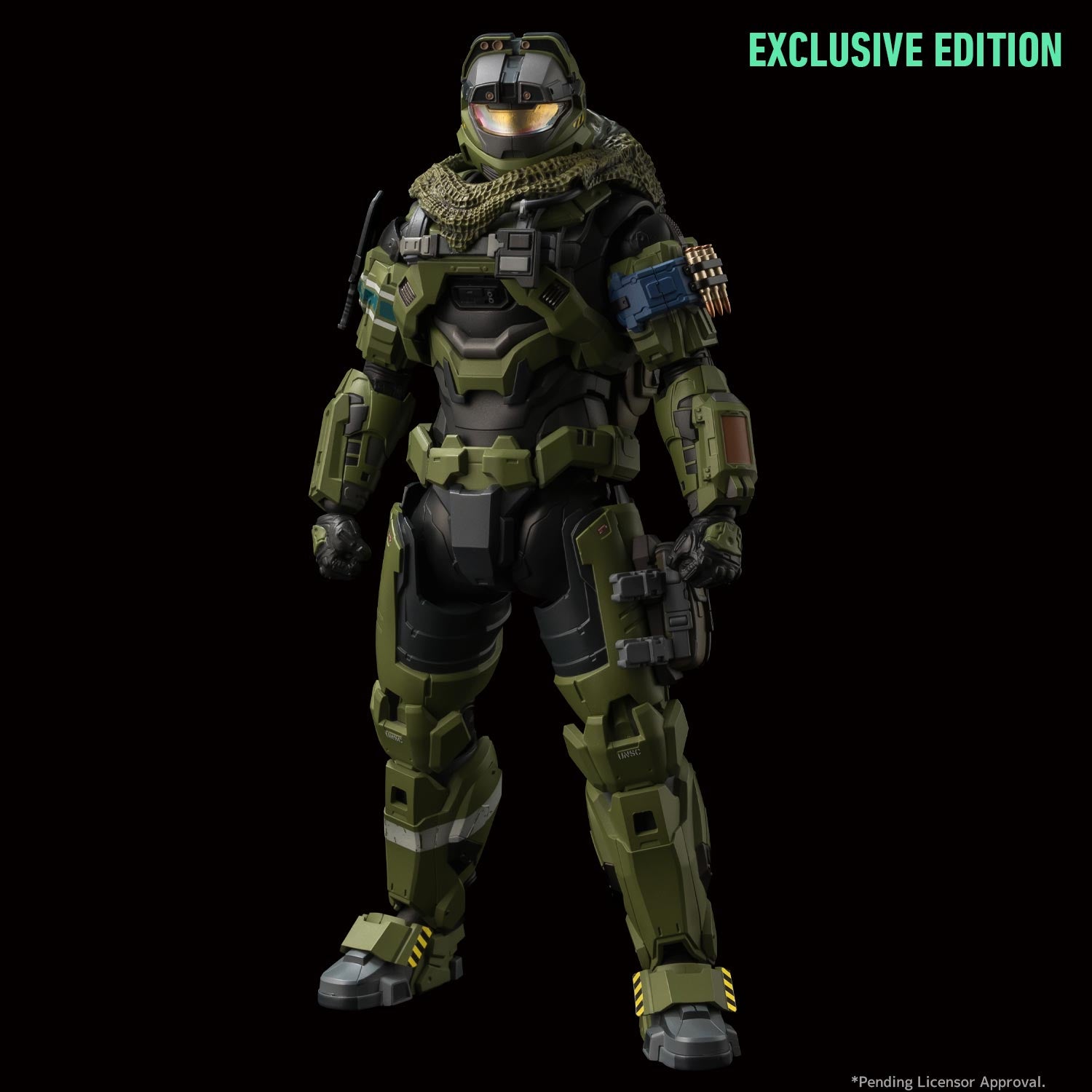 1000toys RE:EDIT Halo: Reach Jun A266 (Noble Three) 1/12 Scale PX Previews Exclusive Collectible Action Figure - Perfect for Display, Gaming Enthusiasts, and Halo Fans Collection