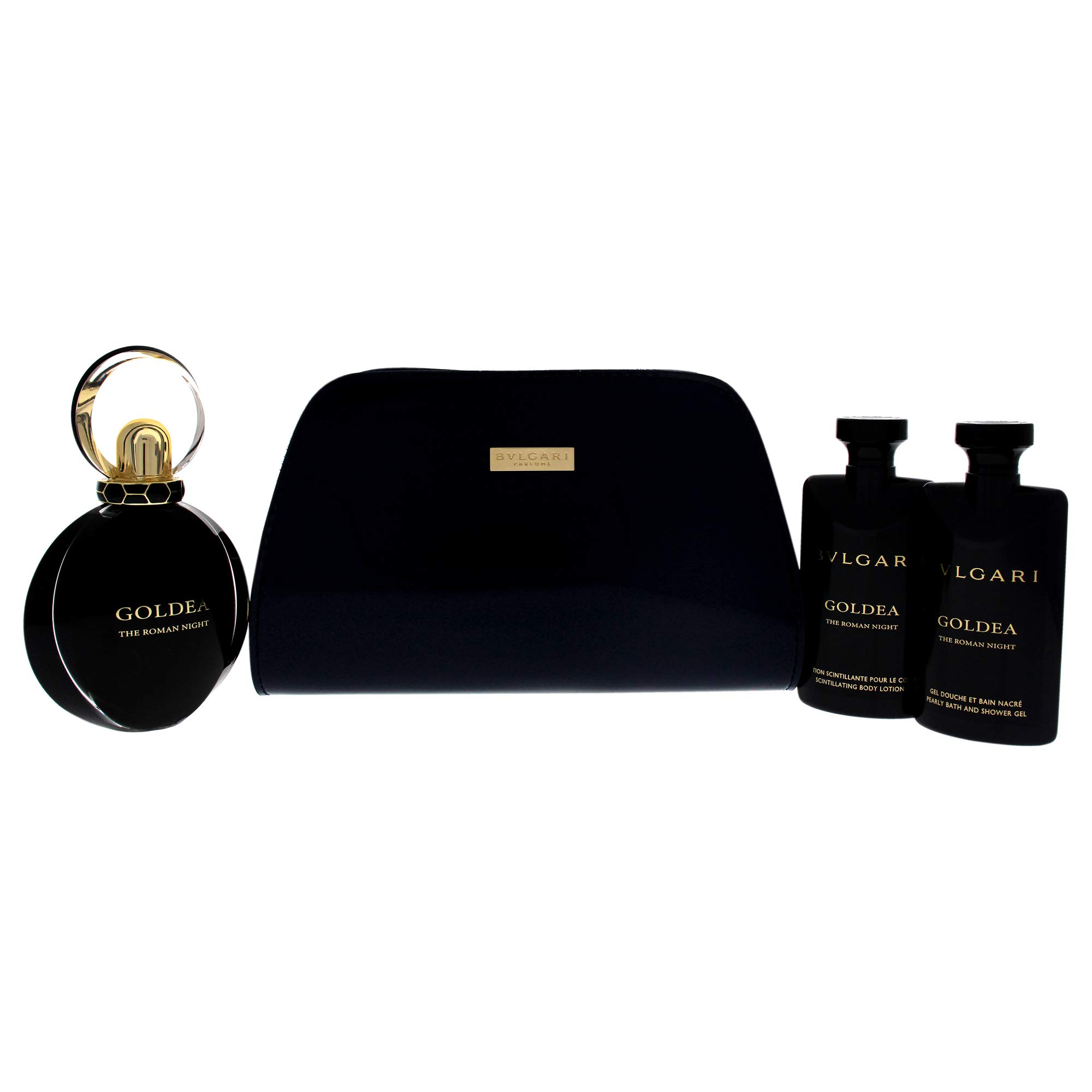 Bvlgari Goldea The Roman Night Women's 4-Piece Gift Set | Luxury Perfume Collection for Evening & Special Occasions