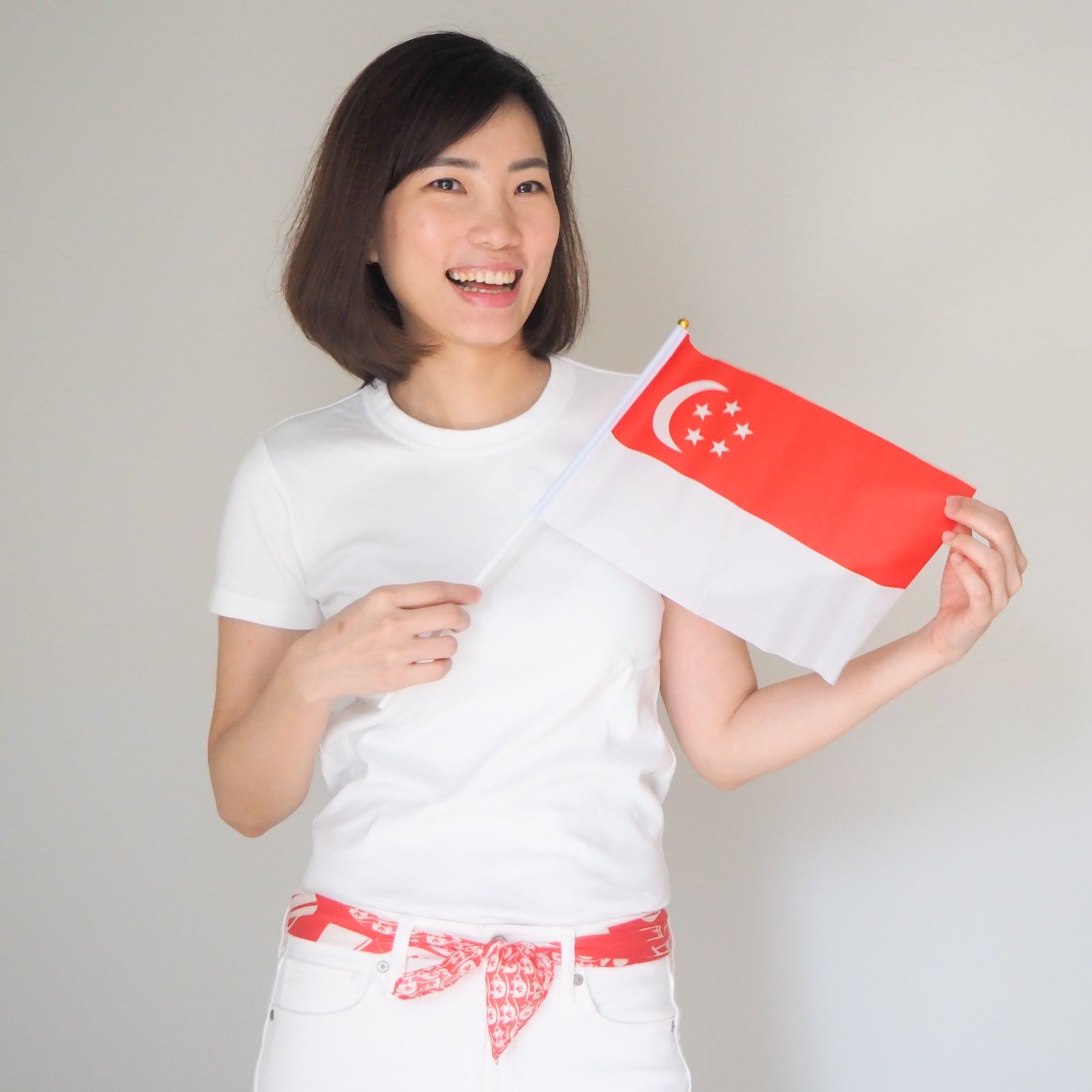 Kopi Tiam Small Silk Scarf - Elegant Lightweight Fashion Accessory for Women | Perfect for Office, Travel & Special Occasions