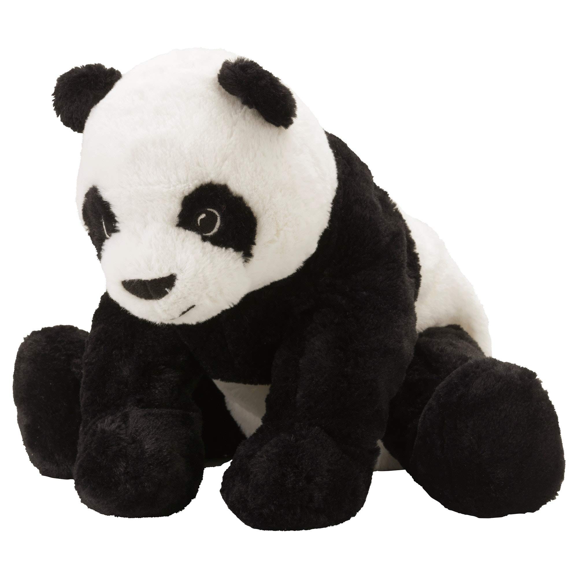 IKEA LOSJON Soft Plush Stuffed Animal Toy - Cute White and Black Panda for Kids & Baby Nursery Decor | Perfect for Cuddling, Gifts, and Playtime